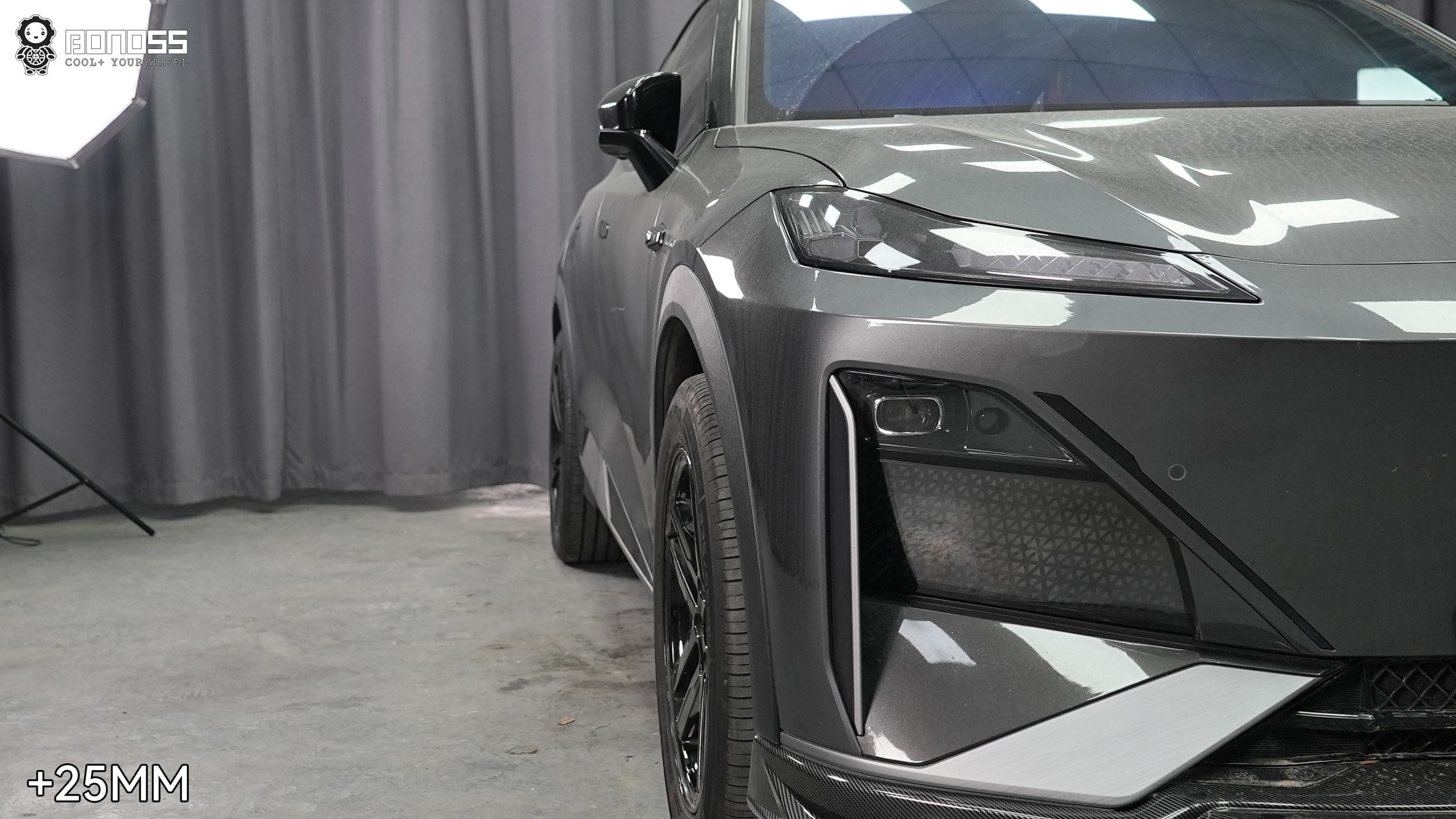 BONOSS Forged Active Cooling 2023 Deepal S07 Wheel Spacers Front 25mm Rear 30mm Before and After (4)