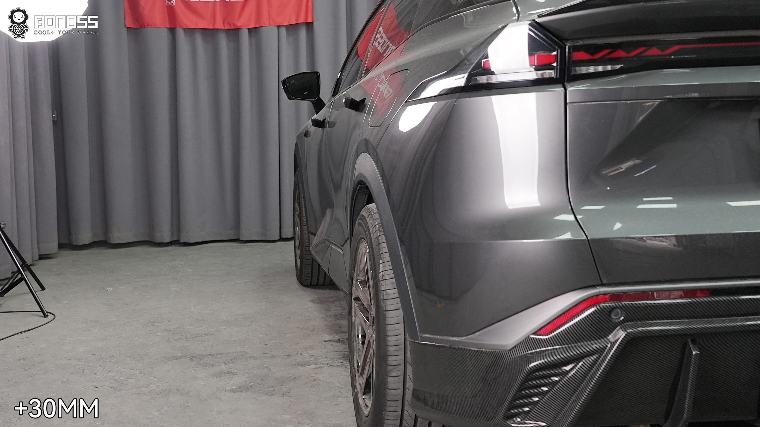 BONOSS Forged Active Cooling 2023 Deepal S07 Wheel Spacers Front 25mm Rear 30mm Before and After (5)