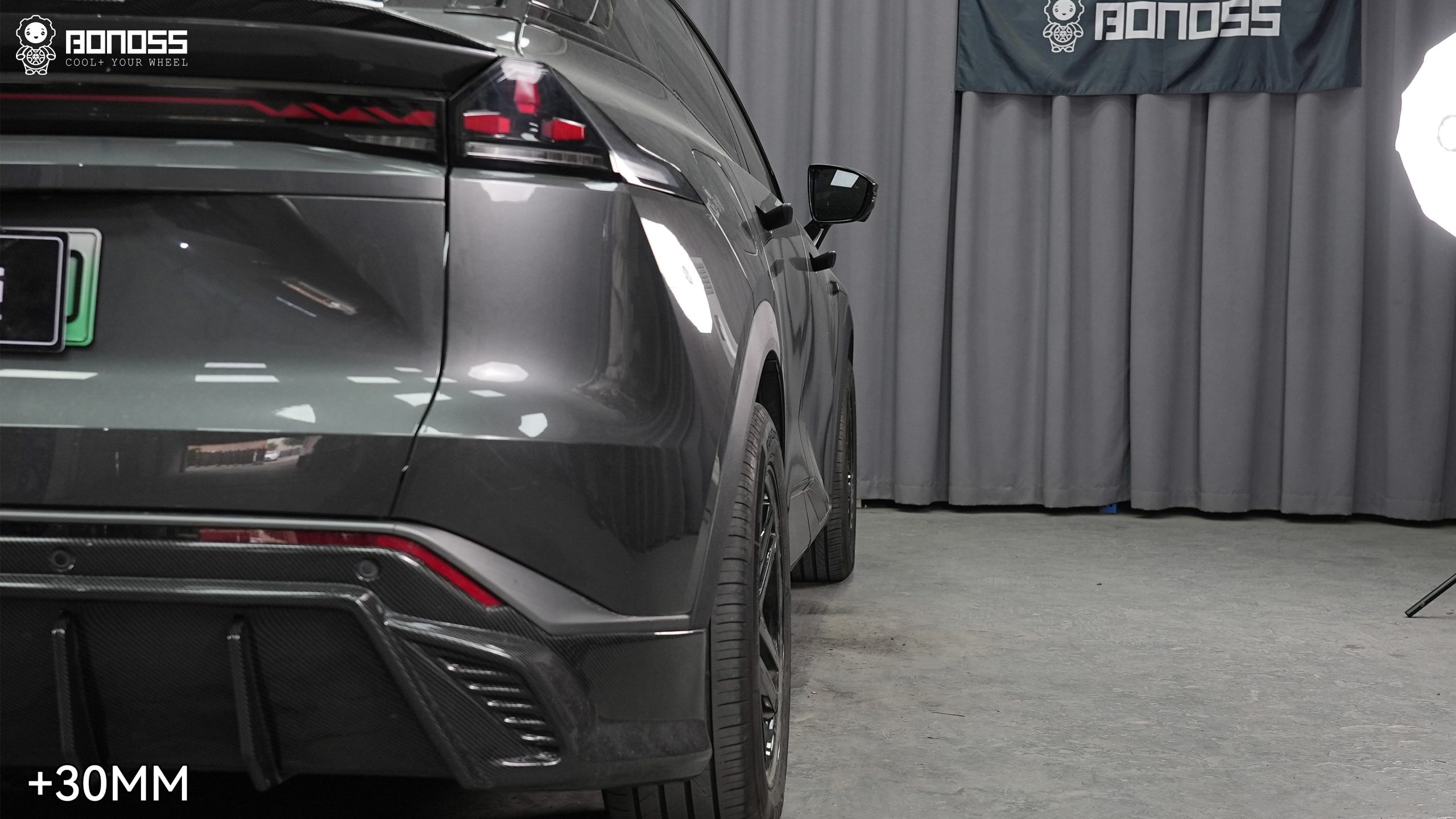 BONOSS Forged Active Cooling 2023 Deepal S07 Wheel Spacers Front 25mm Rear 30mm Before and After (6)