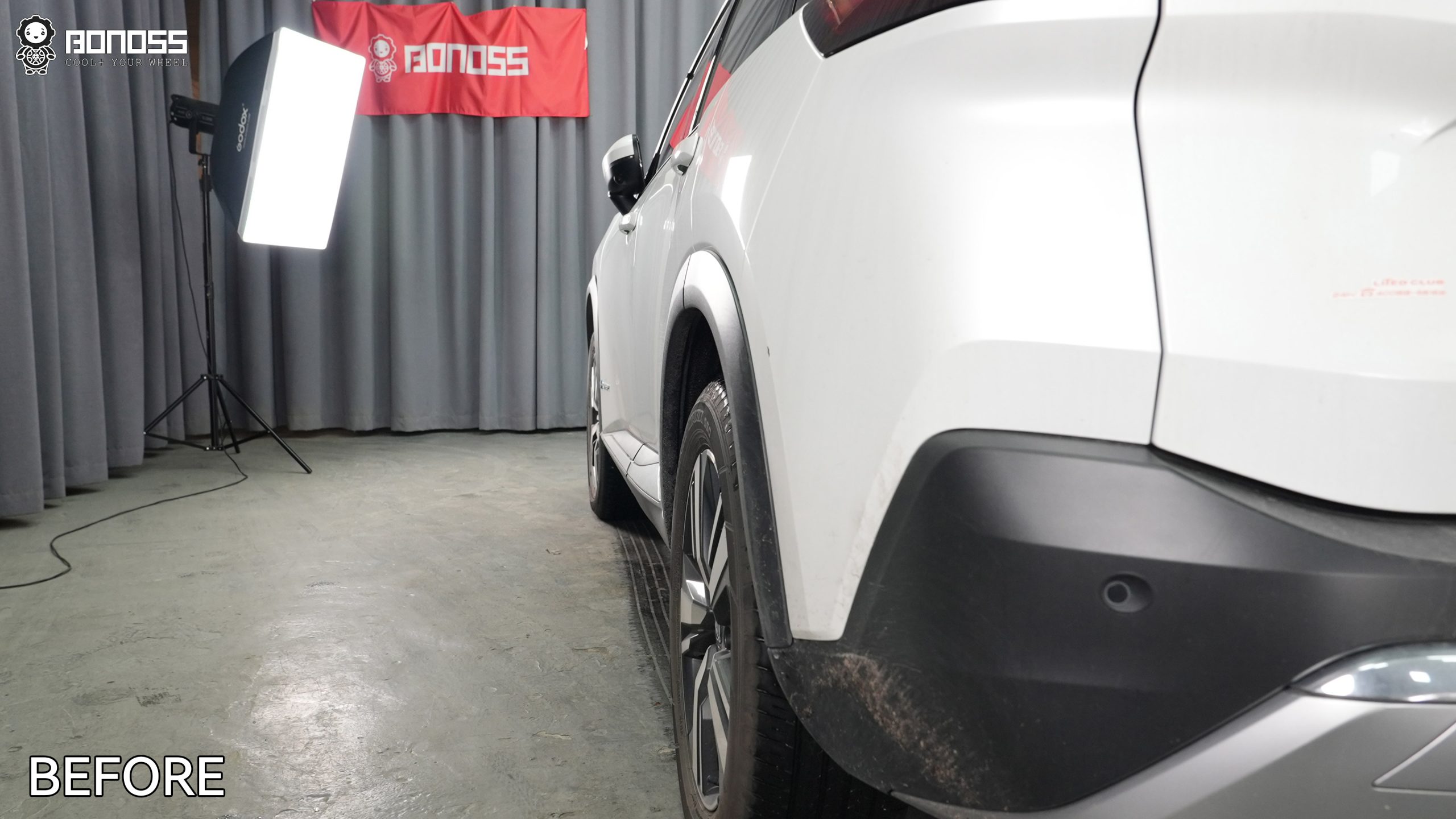 BONOSS Forged Active Cooling 2023 Nissan X-Trail Wheel Spacers Front 15mm Rear 20mm Before and After (10)