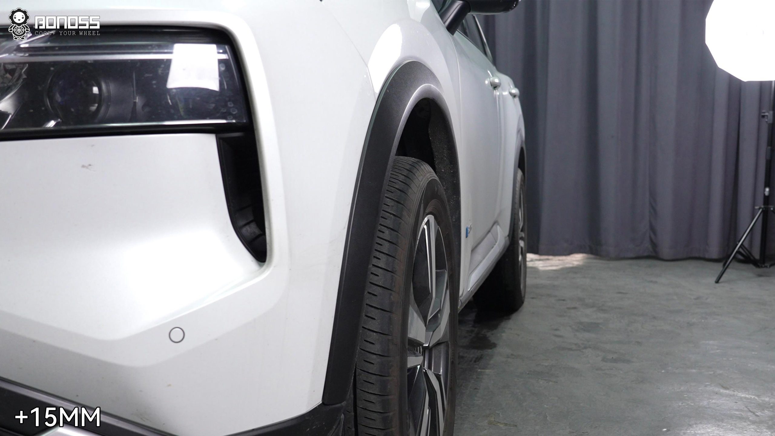 BONOSS Forged Active Cooling 2023 Nissan X-Trail Wheel Spacers Front 15mm Rear 20mm Before and After (3)