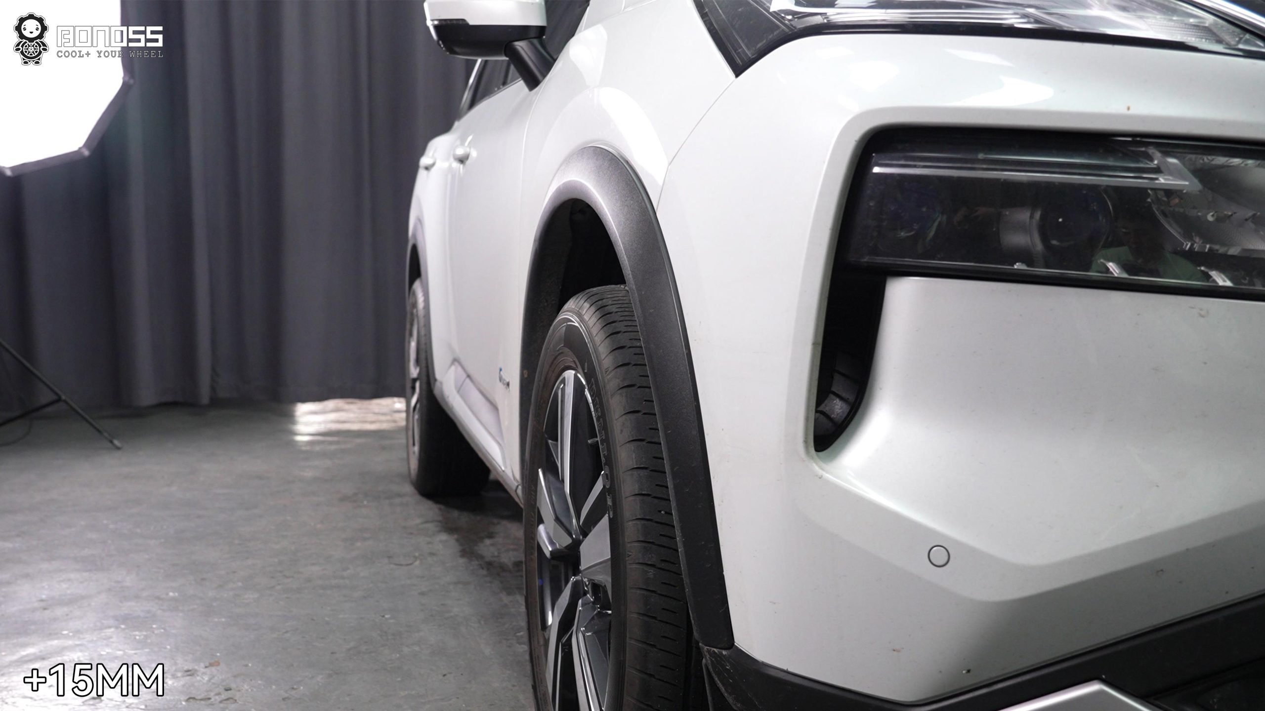 BONOSS Forged Active Cooling 2023 Nissan X-Trail Wheel Spacers Front 15mm Rear 20mm Before and After (4)