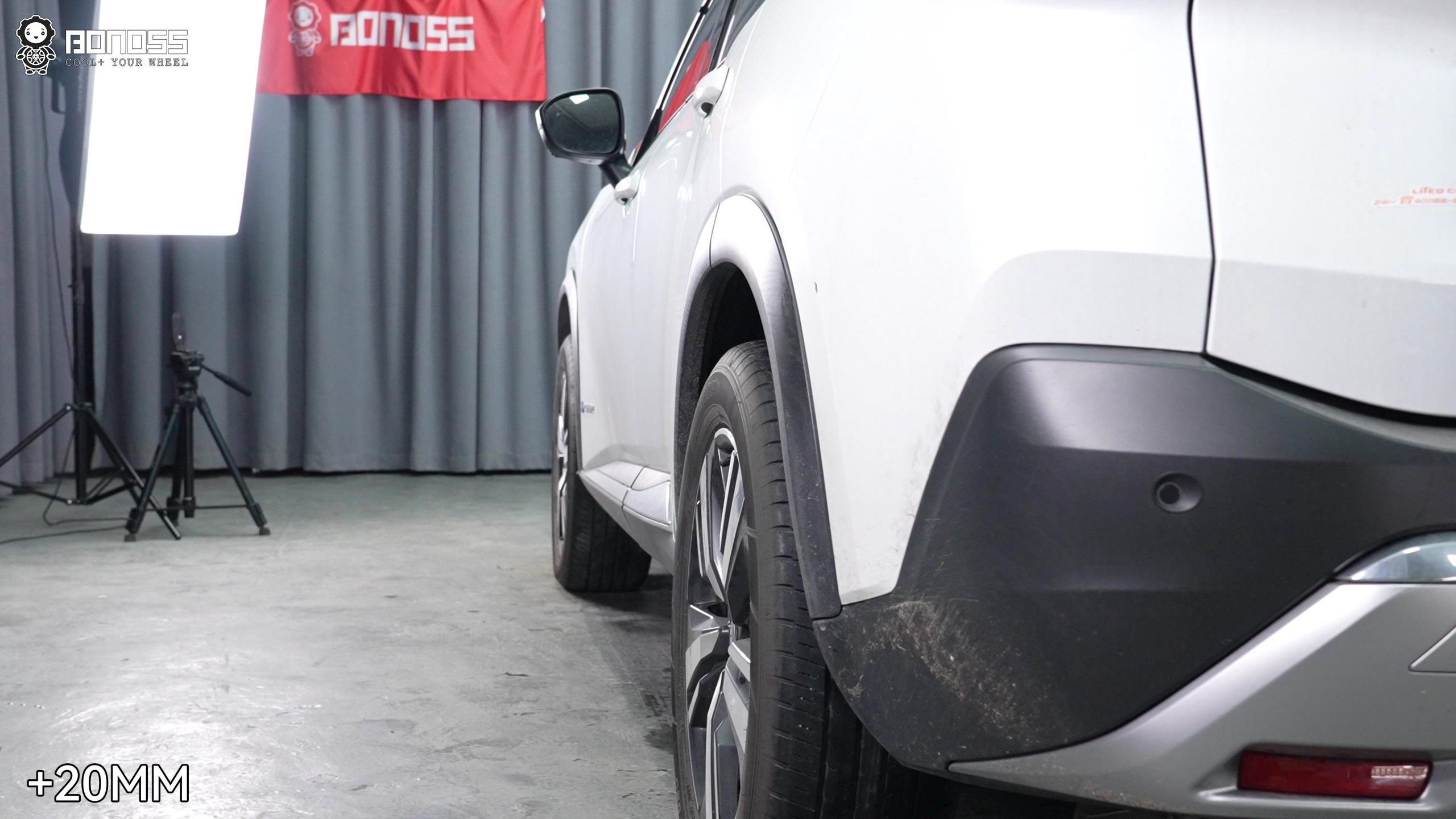 BONOSS Forged Active Cooling 2023 Nissan X-Trail Wheel Spacers Front 15mm Rear 20mm Before and After (5)