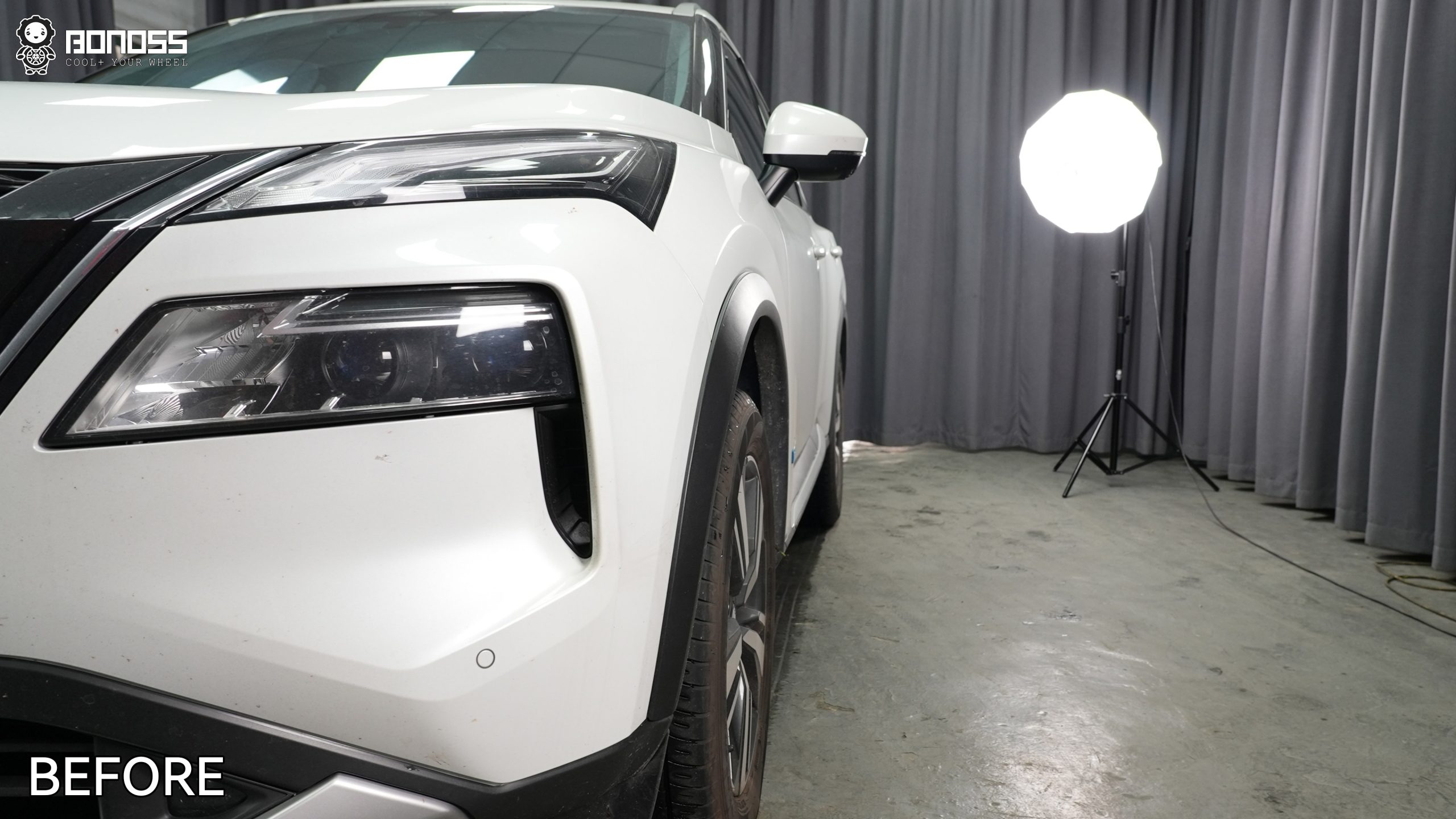 BONOSS Forged Active Cooling 2023 Nissan X-Trail Wheel Spacers Front 15mm Rear 20mm Before and After (8)