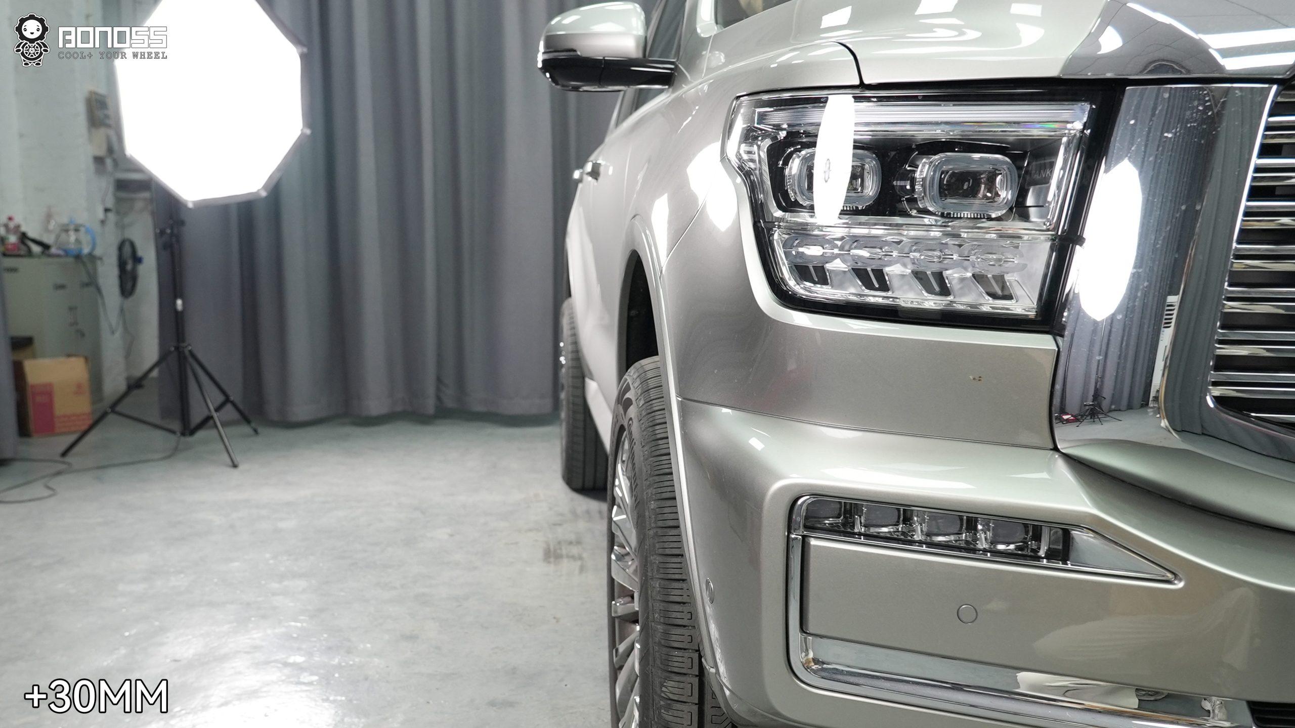 BONOSS Forged Active Cooling 2023 Tank 500 Wheel Spacers Front 30mm Rear 35mm Before and After (4)