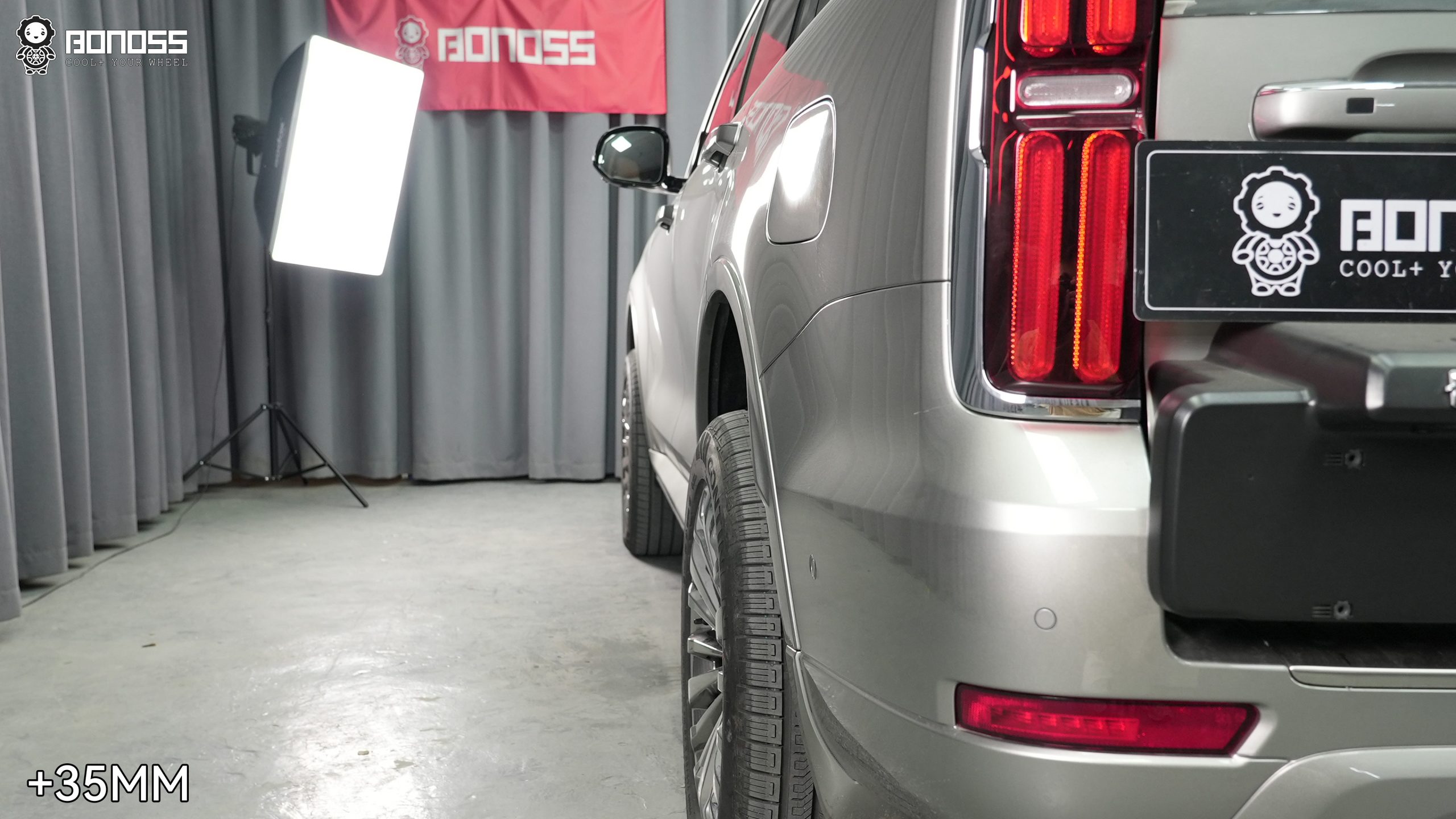 BONOSS Forged Active Cooling 2023 Tank 500 Wheel Spacers Front 30mm Rear 35mm Before and After (5)