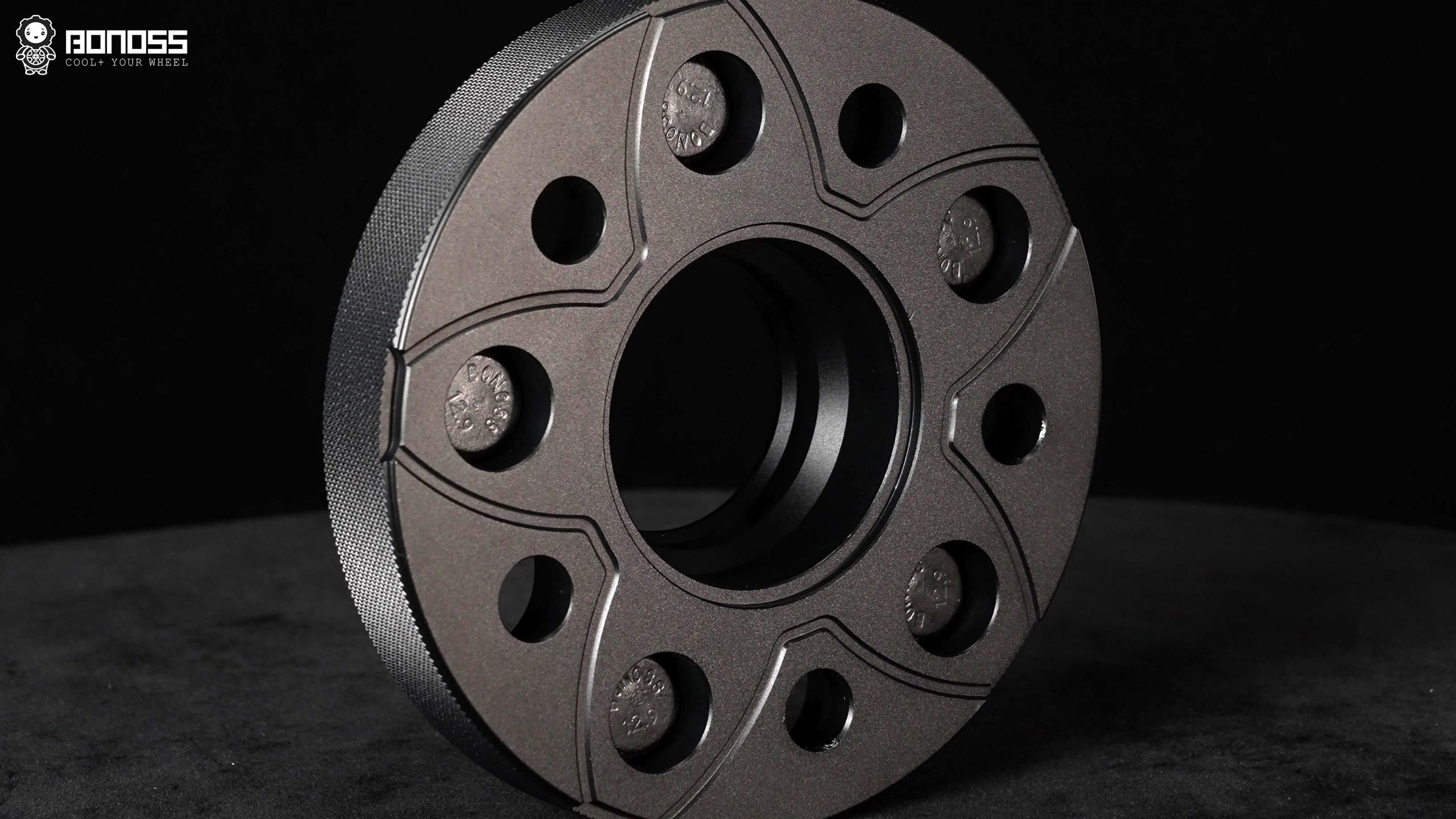 BONOSS Forged Active Cooling 2025 Tesla Model Y Wheel Spacers Front 20mm Rear 20mm Before and After (1)