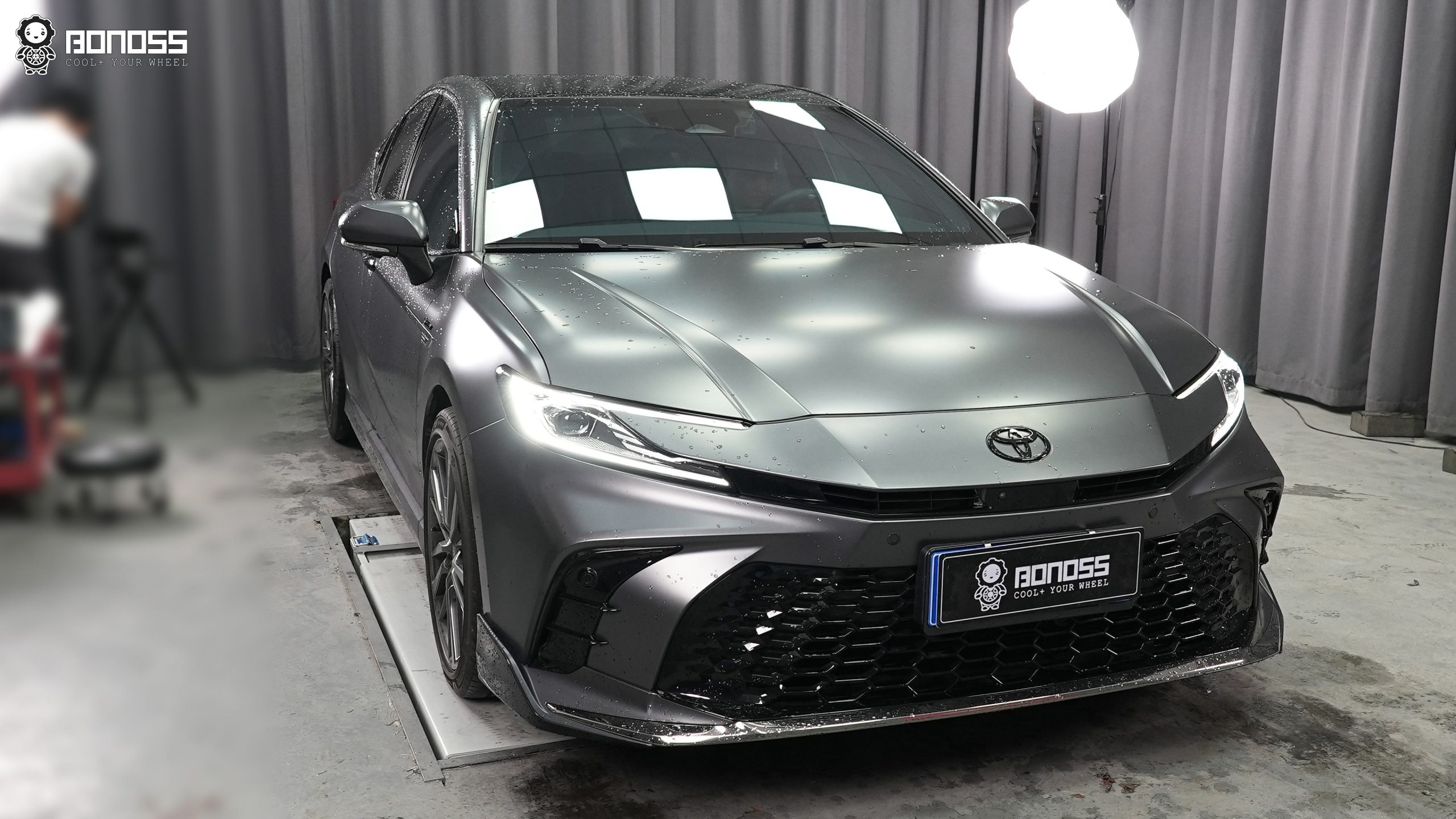 BONOSS Forged Active Cooling 2025 Toyota Camry Wheel Spacers Front 20mm Rear 20mm Before and After (2)