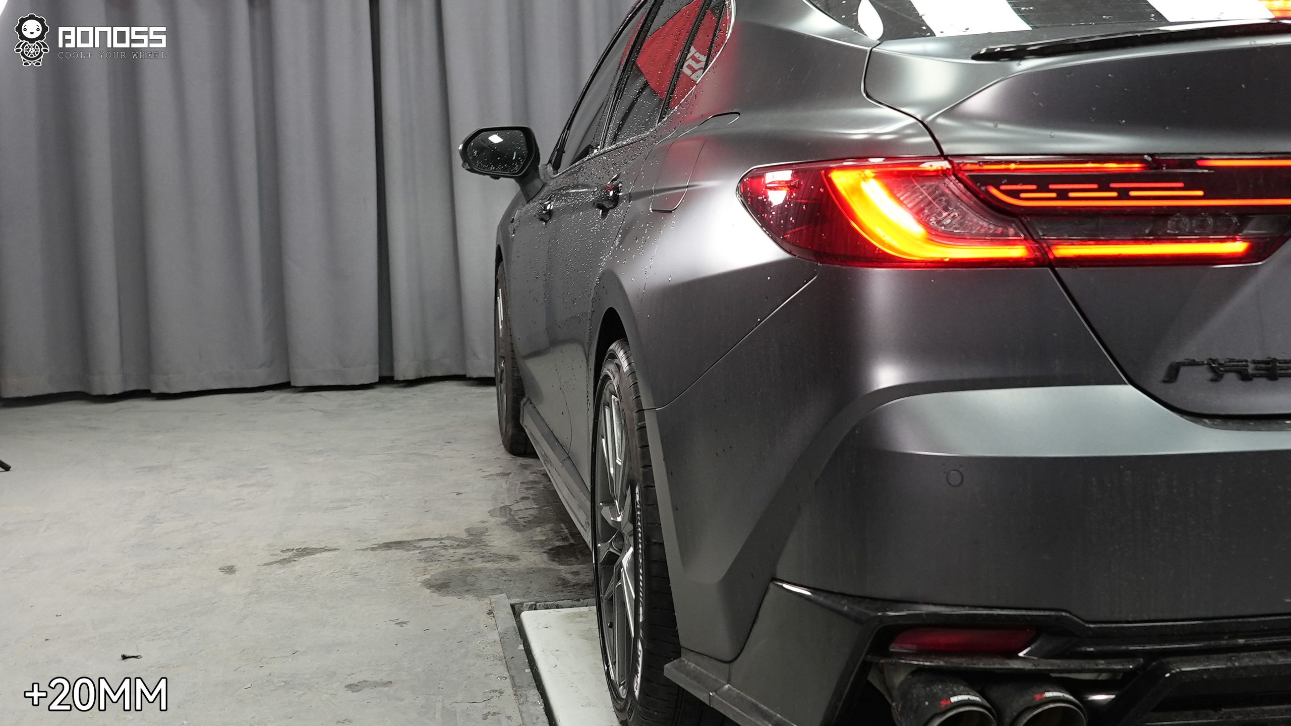 BONOSS Forged Active Cooling 2025 Toyota Camry Wheel Spacers Front 20mm Rear 20mm Before and After (5)