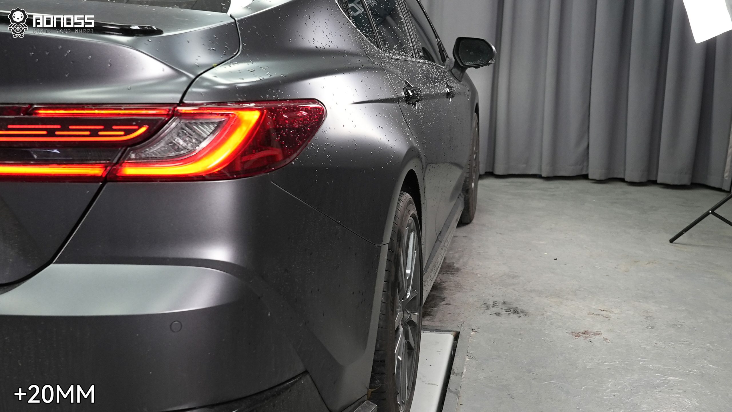 BONOSS Forged Active Cooling 2025 Toyota Camry Wheel Spacers Front 20mm Rear 20mm Before and After (6)