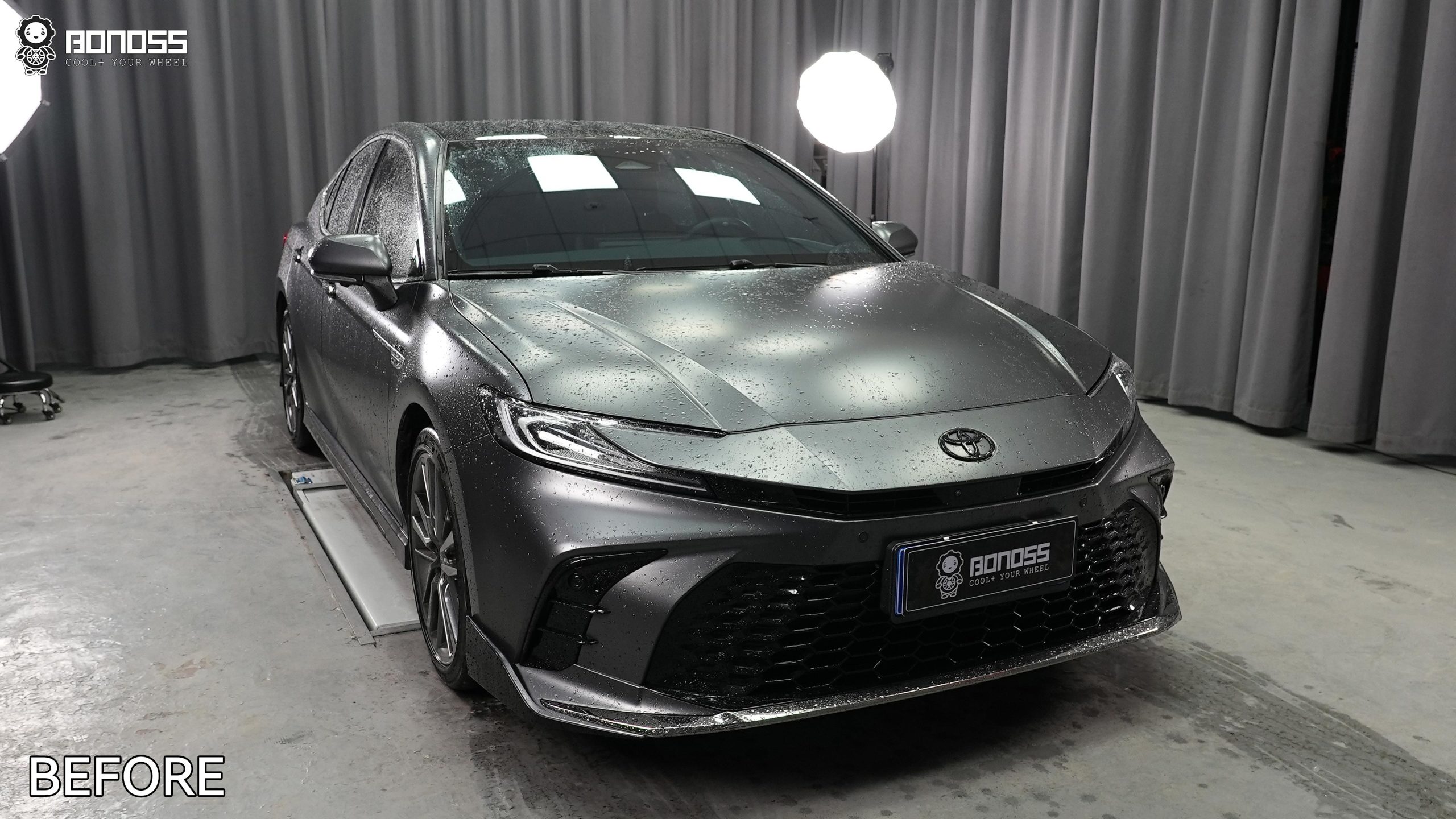 BONOSS Forged Active Cooling 2025 Toyota Camry Wheel Spacers Front 20mm Rear 20mm Before and After (7)