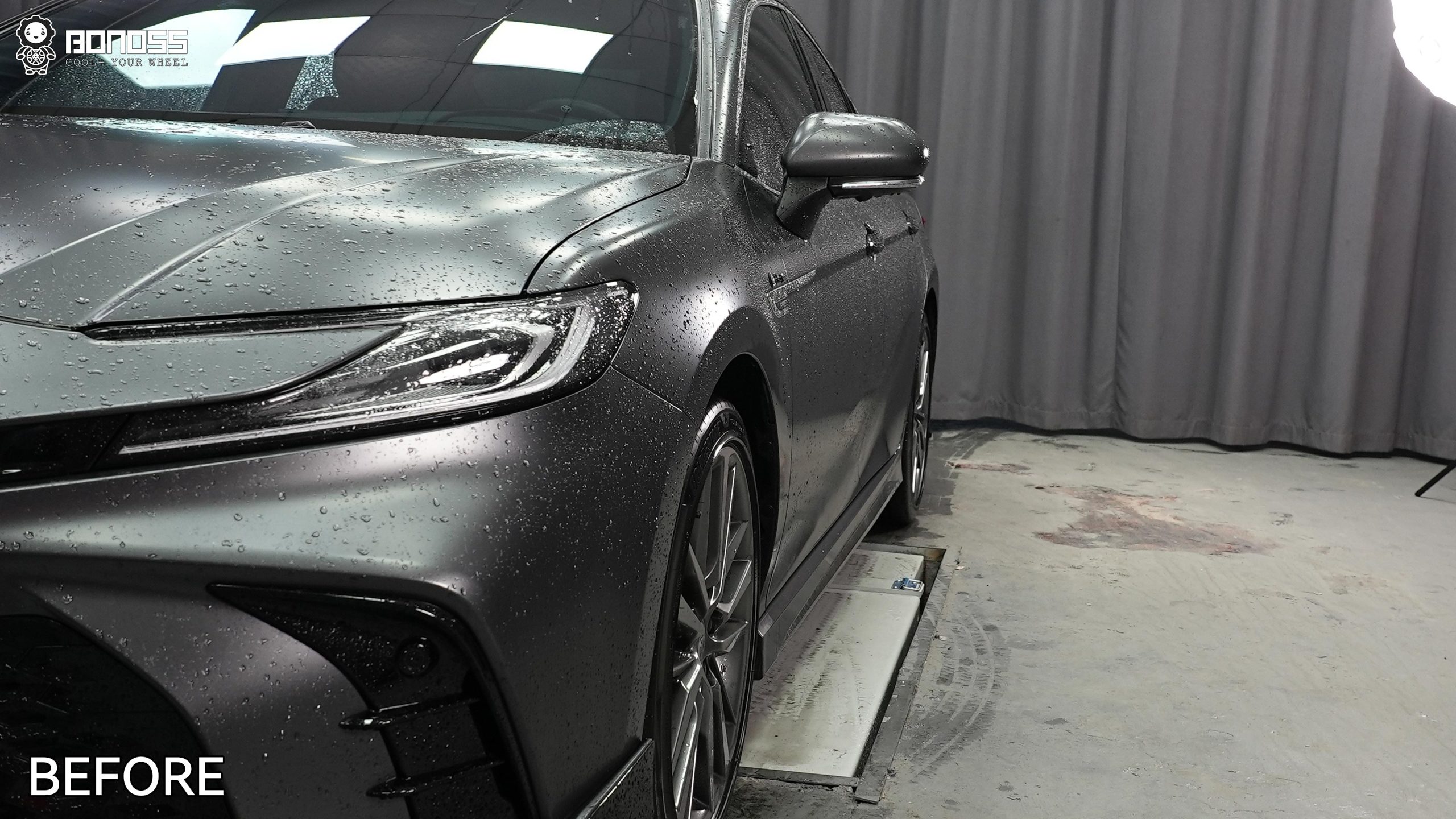 BONOSS Forged Active Cooling 2025 Toyota Camry Wheel Spacers Front 20mm Rear 20mm Before and After (8)