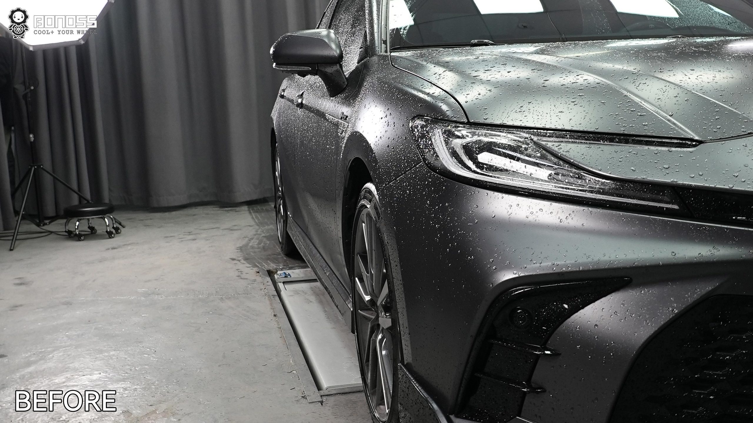 BONOSS Forged Active Cooling 2025 Toyota Camry Wheel Spacers Front 20mm Rear 20mm Before and After (9)