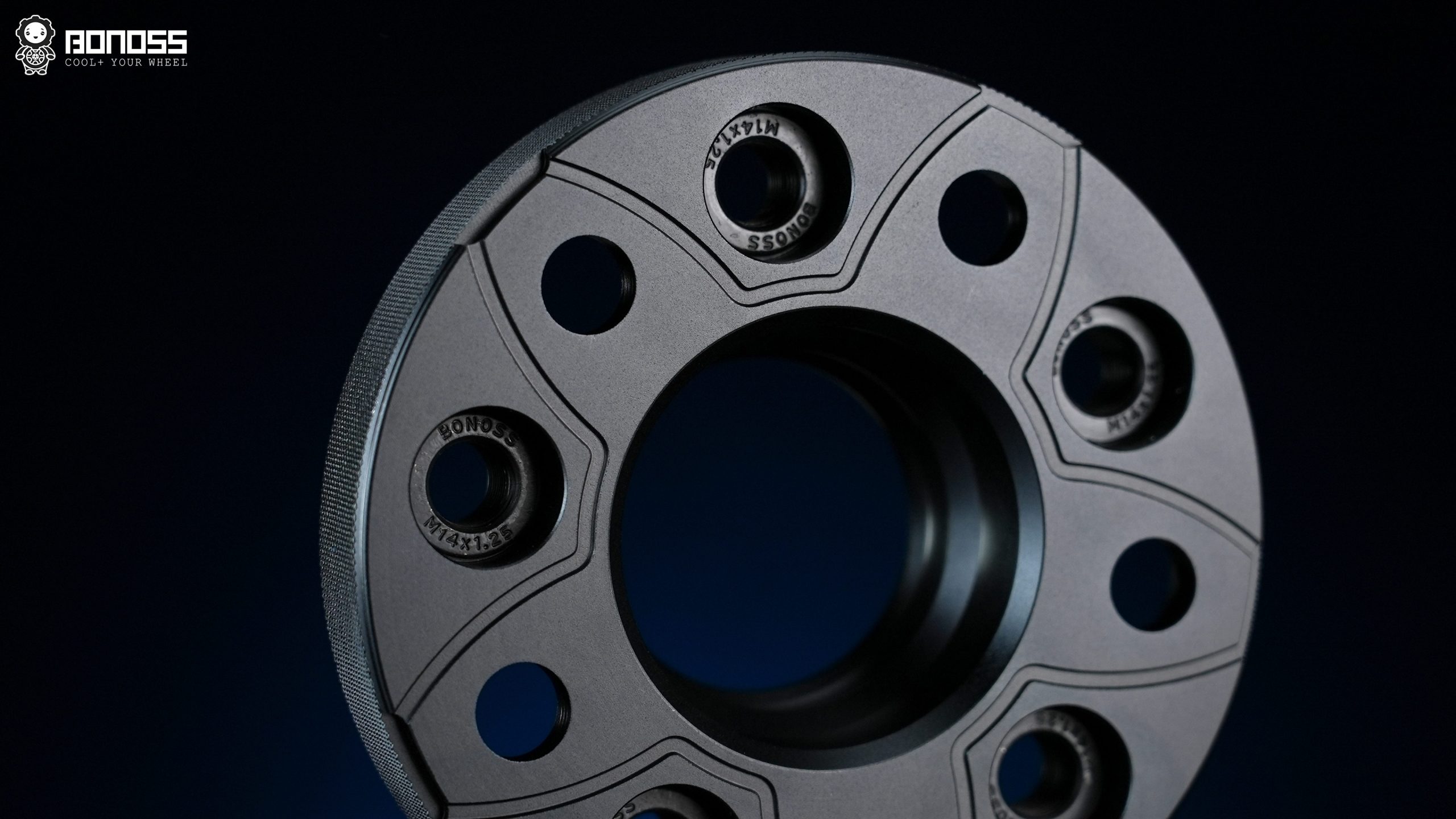 BONOSS Forged Active Cooling Audi A5 Wheel Spacers Front 25mm Rear 25mm Before and After (1)