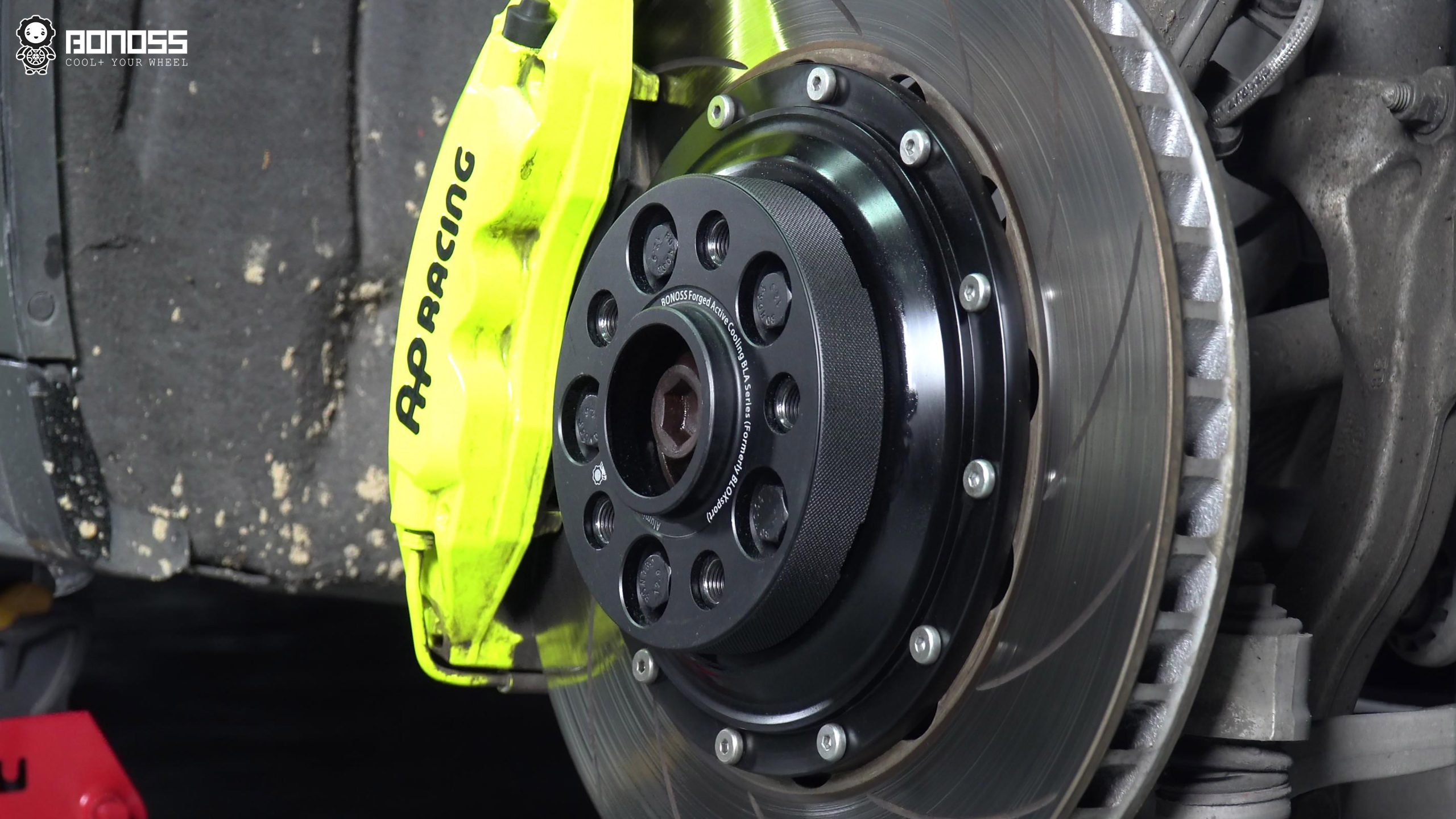 BONOSS Forged Active Cooling Audi A5 Wheel Spacers Front 25mm Rear 25mm Before and After (14)