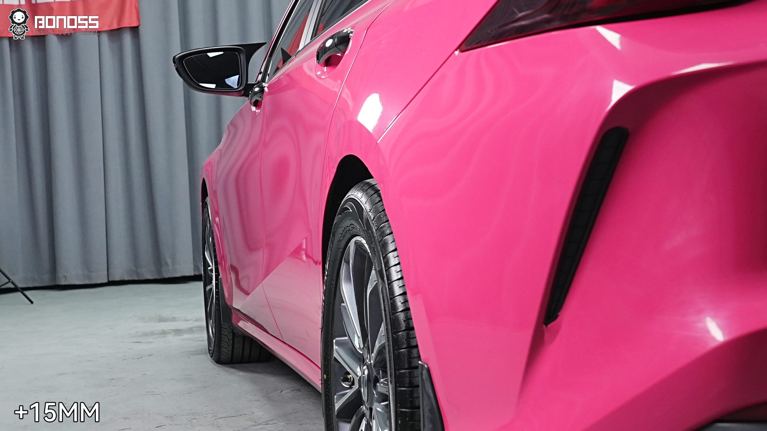 BONOSS Forged Lightweight Plus 2021 GAC Empow Wheel Spacers Front 15mm Rear 15mm Before and After (5)