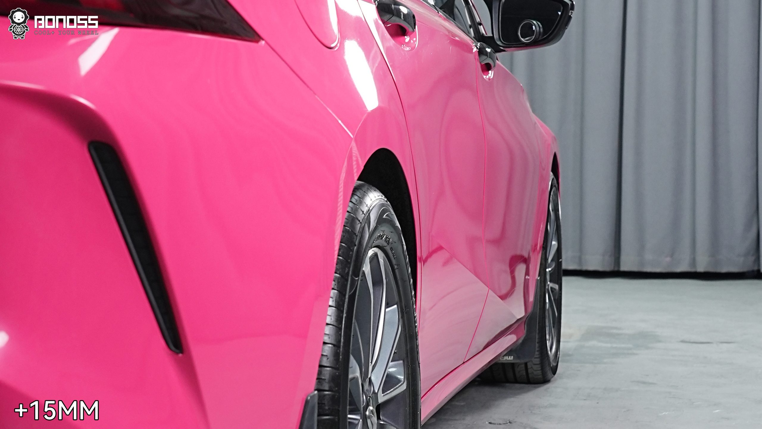 BONOSS Forged Lightweight Plus 2021 GAC Empow Wheel Spacers Front 15mm Rear 15mm Before and After (6)