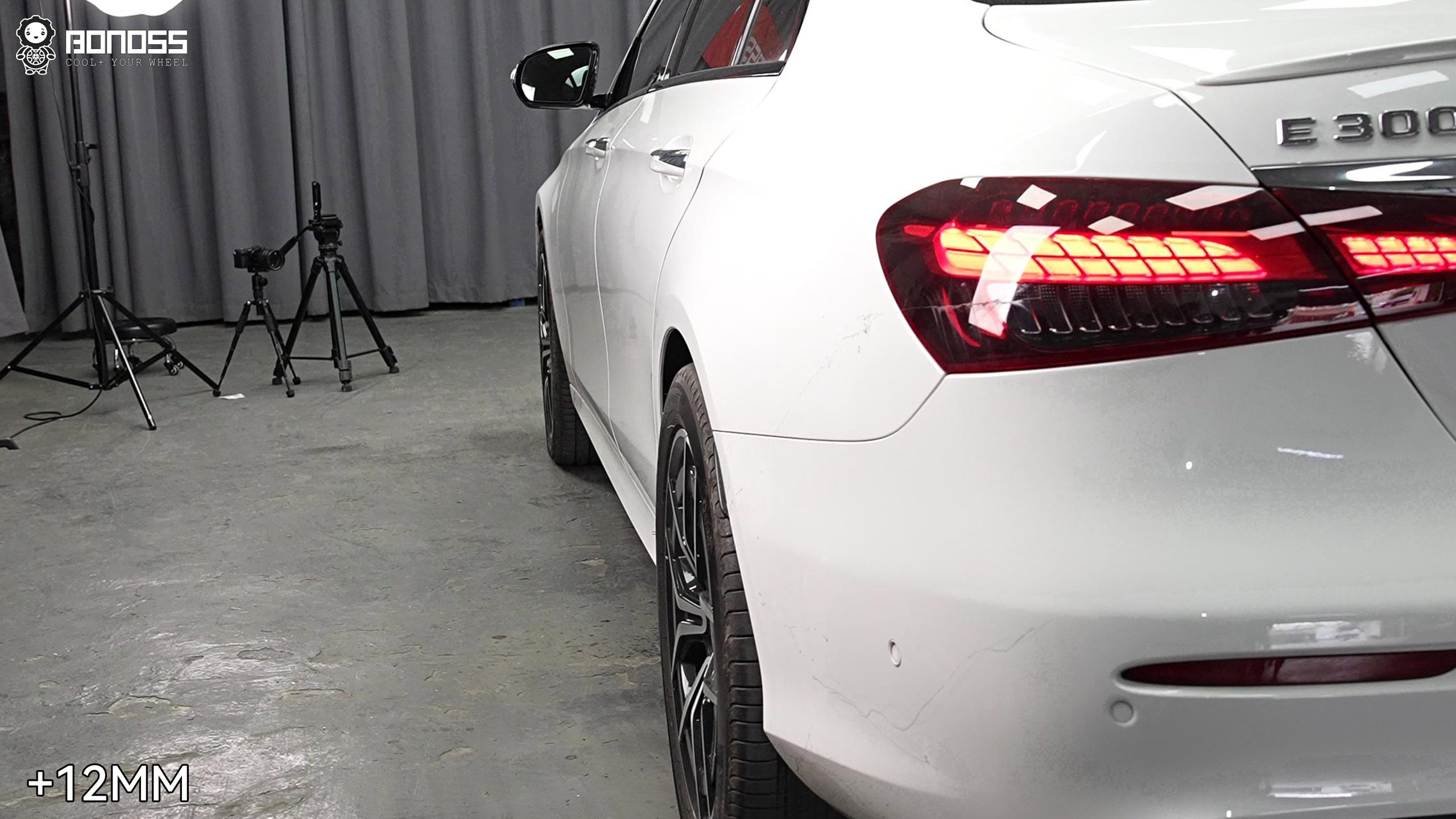 BONOSS Forged Lightweight Plus 2021 Mercedes-Benz E-Class Wheel Spacers Front 15mm Rear 12mm Before and After (5)