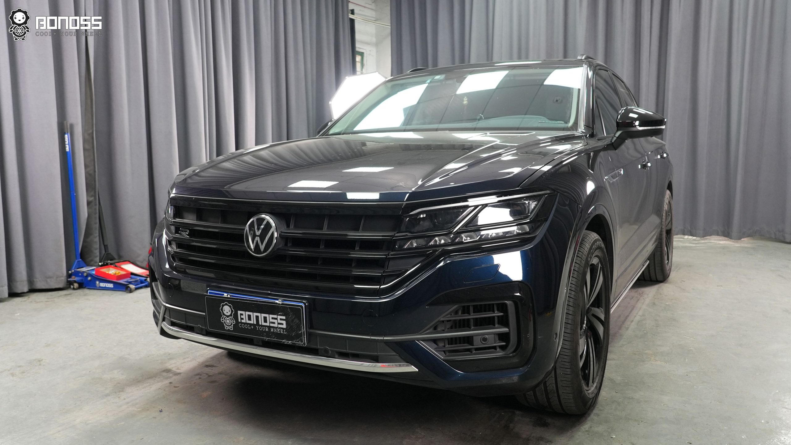 BONOSS Forged Lightweight Plus 2021 Volkswagen Touareg Wheel Spacers Front 15mm Rear 20mm Before and After (2)