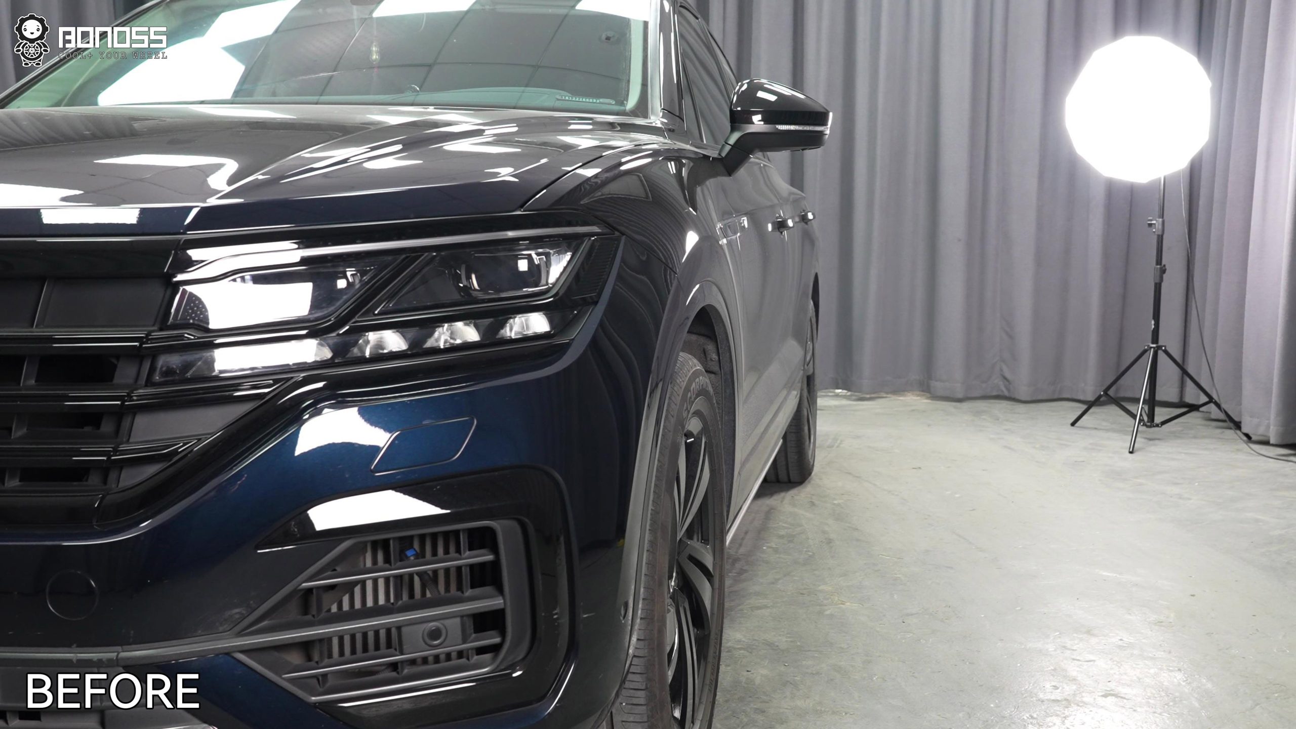 BONOSS Forged Lightweight Plus 2021 Volkswagen Touareg Wheel Spacers Front 15mm Rear 20mm Before and After (8)