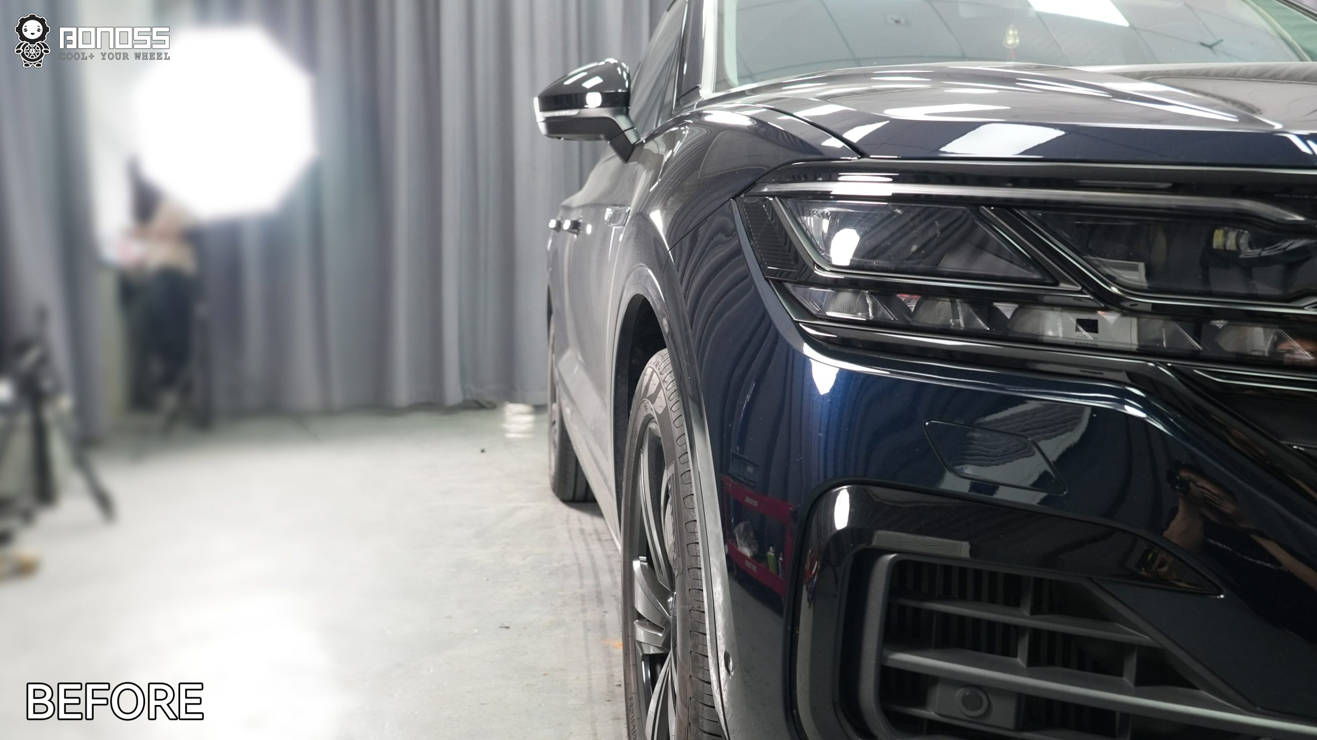 BONOSS Forged Lightweight Plus 2021 Volkswagen Touareg Wheel Spacers Front 15mm Rear 20mm Before and After (9)