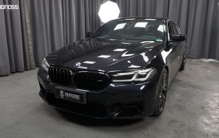 BONOSS Forged Lightweight Plus 2023 BMW 5 Series Wheel Spacers Front 12mm Rear 18mm Before and After (1)