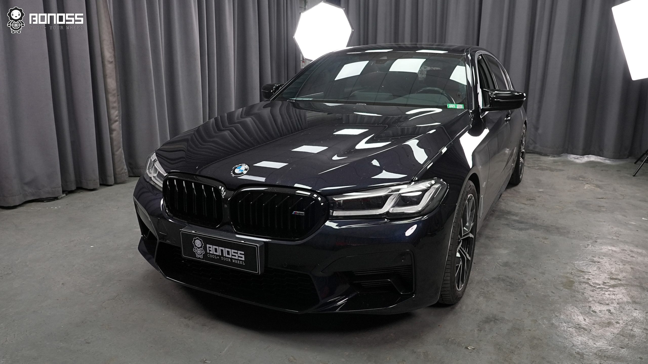 BONOSS Forged Lightweight Plus 2023 BMW 5 Series Wheel Spacers Front 12mm Rear 18mm Before and After (1)