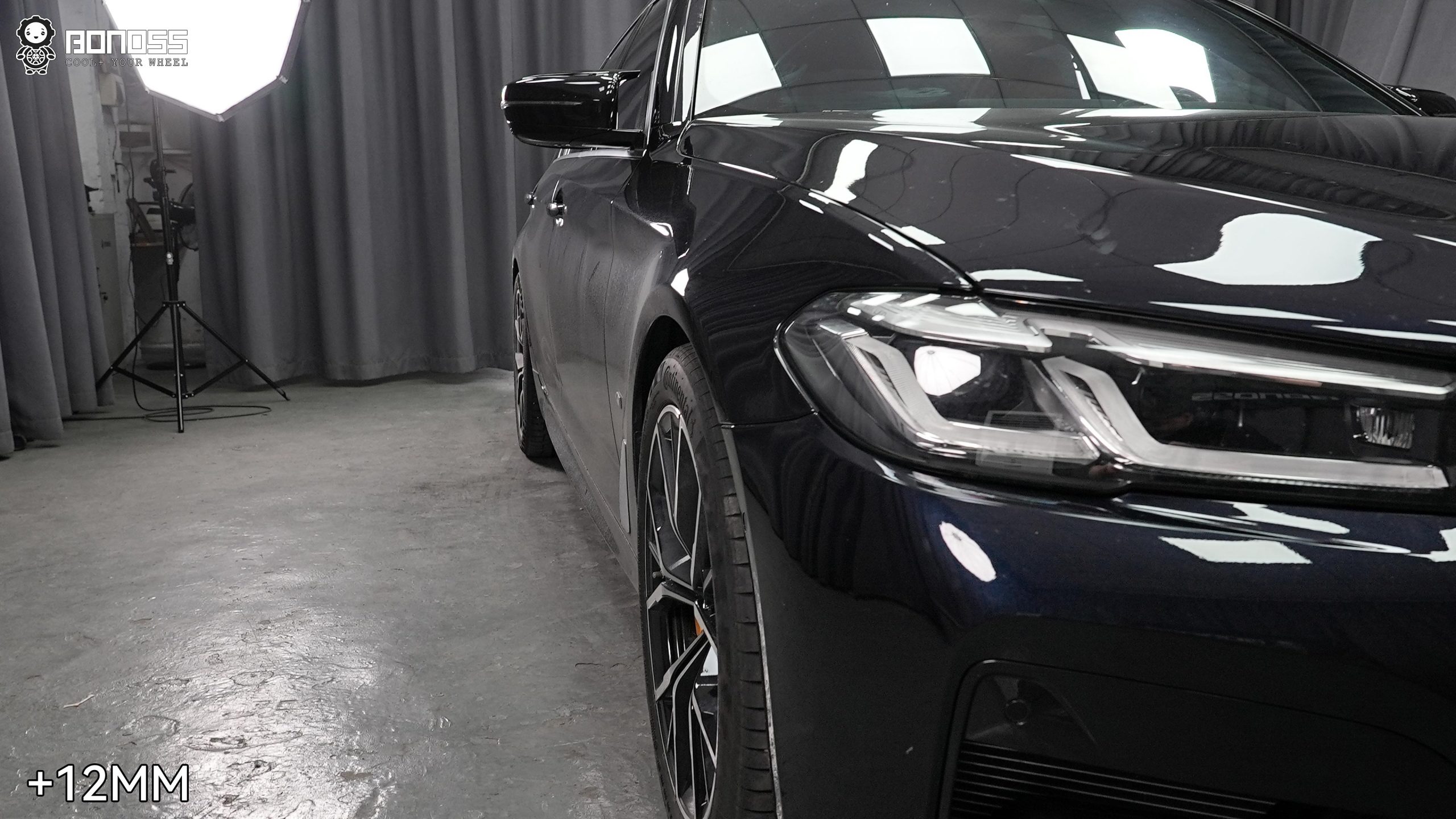 BONOSS Forged Lightweight Plus 2023 BMW 5 Series Wheel Spacers Front 12mm Rear 18mm Before and After (3)