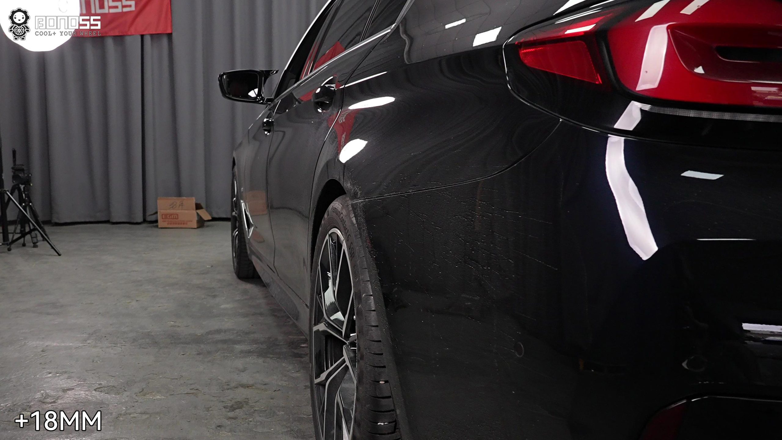 BONOSS Forged Lightweight Plus 2023 BMW 5 Series Wheel Spacers Front 12mm Rear 18mm Before and After (4)