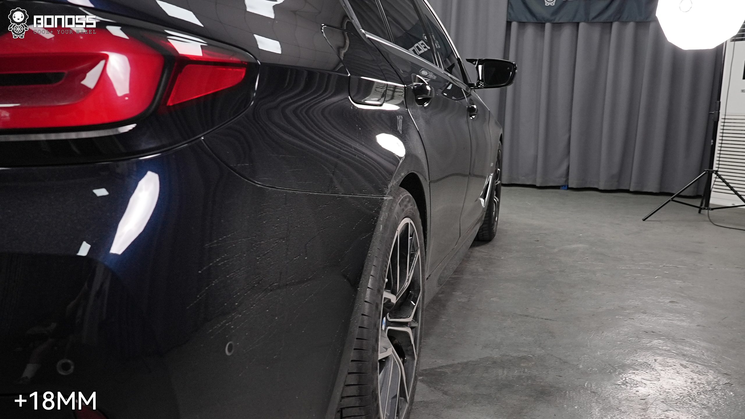 BONOSS Forged Lightweight Plus 2023 BMW 5 Series Wheel Spacers Front 12mm Rear 18mm Before and After (5)