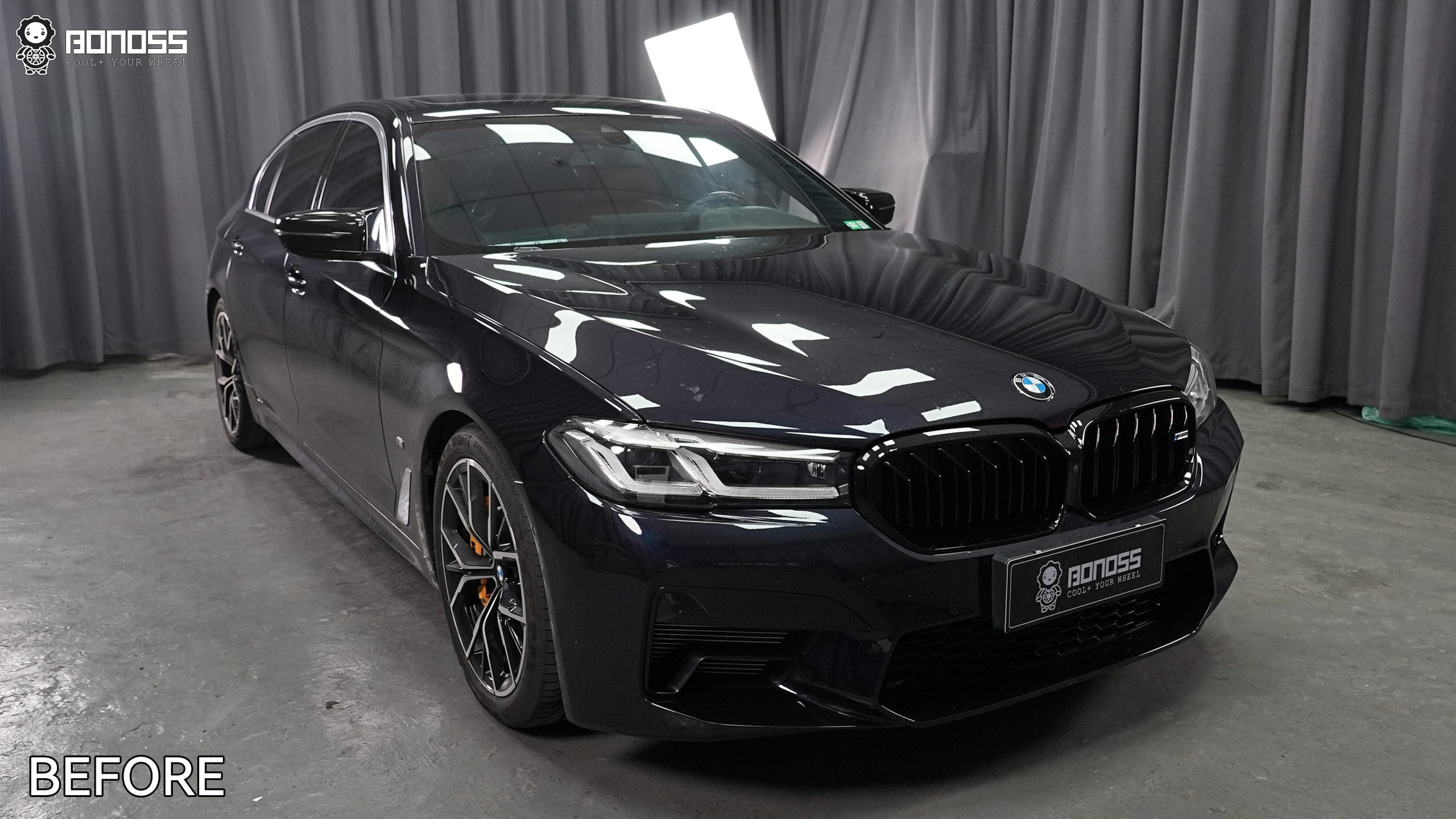 BONOSS Forged Lightweight Plus 2023 BMW 5 Series Wheel Spacers Front 12mm Rear 18mm Before and After (6)