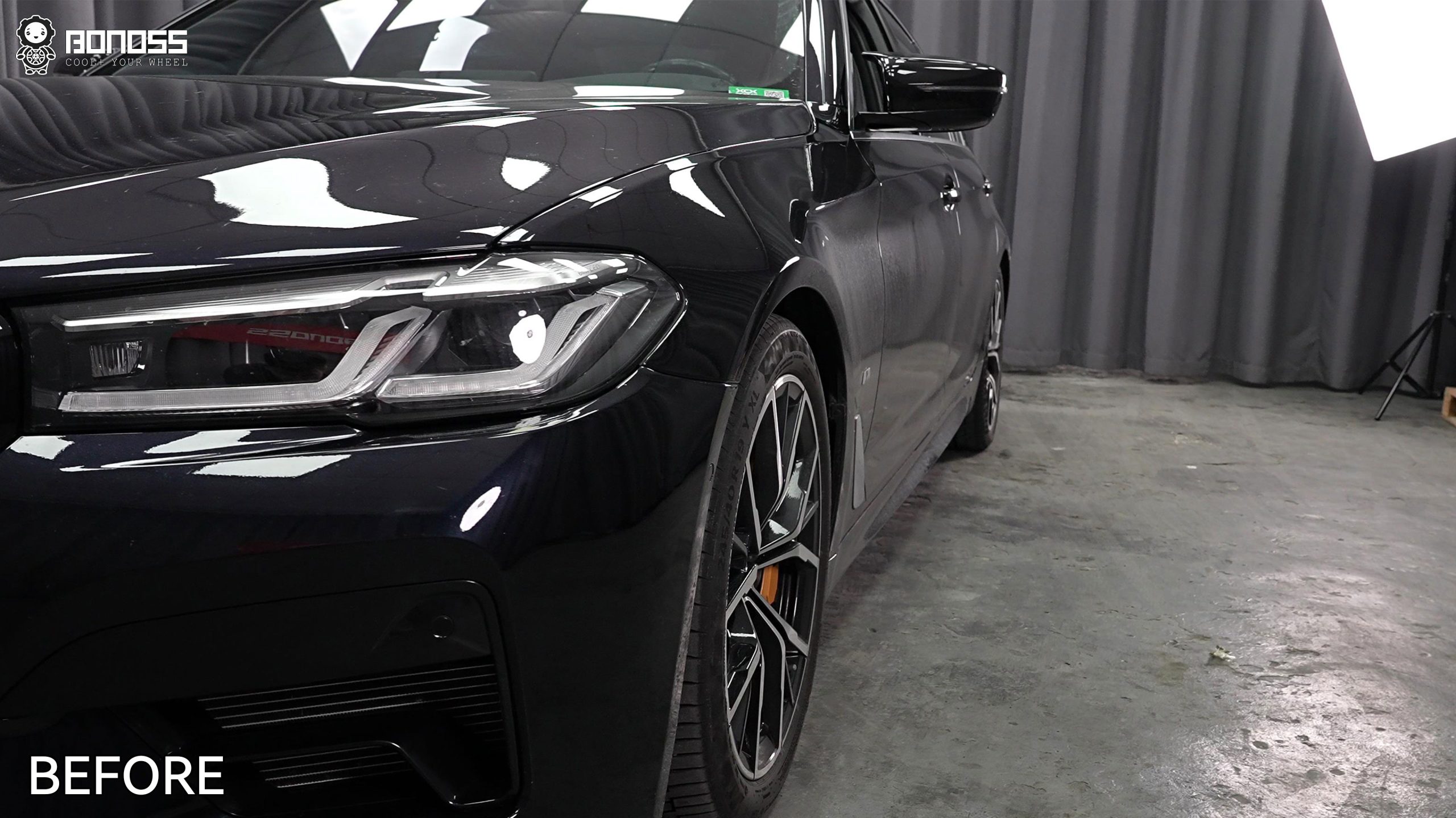 BONOSS Forged Lightweight Plus 2023 BMW 5 Series Wheel Spacers Front 12mm Rear 18mm Before and After (7)