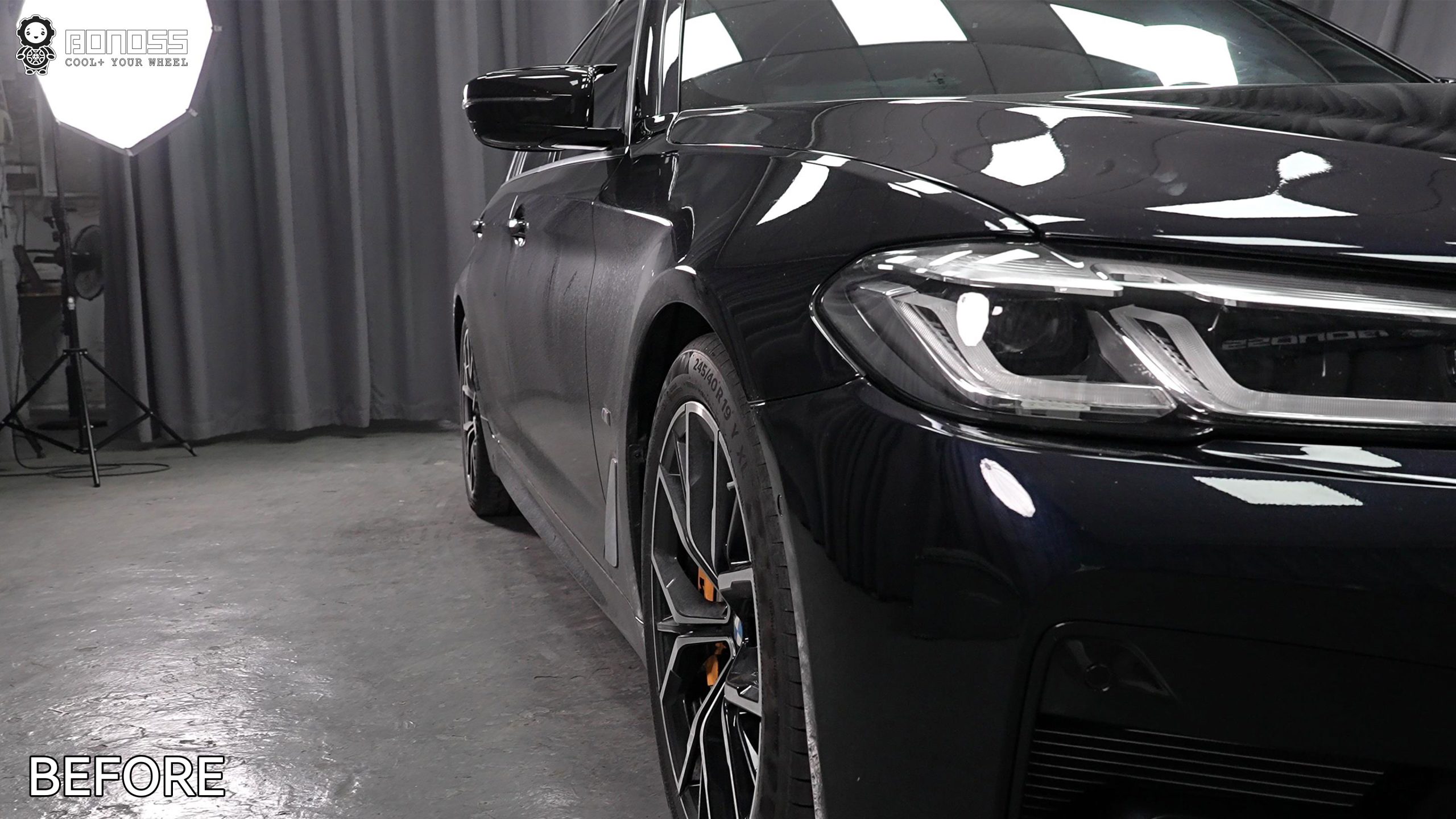 BONOSS Forged Lightweight Plus 2023 BMW 5 Series Wheel Spacers Front 12mm Rear 18mm Before and After (8)