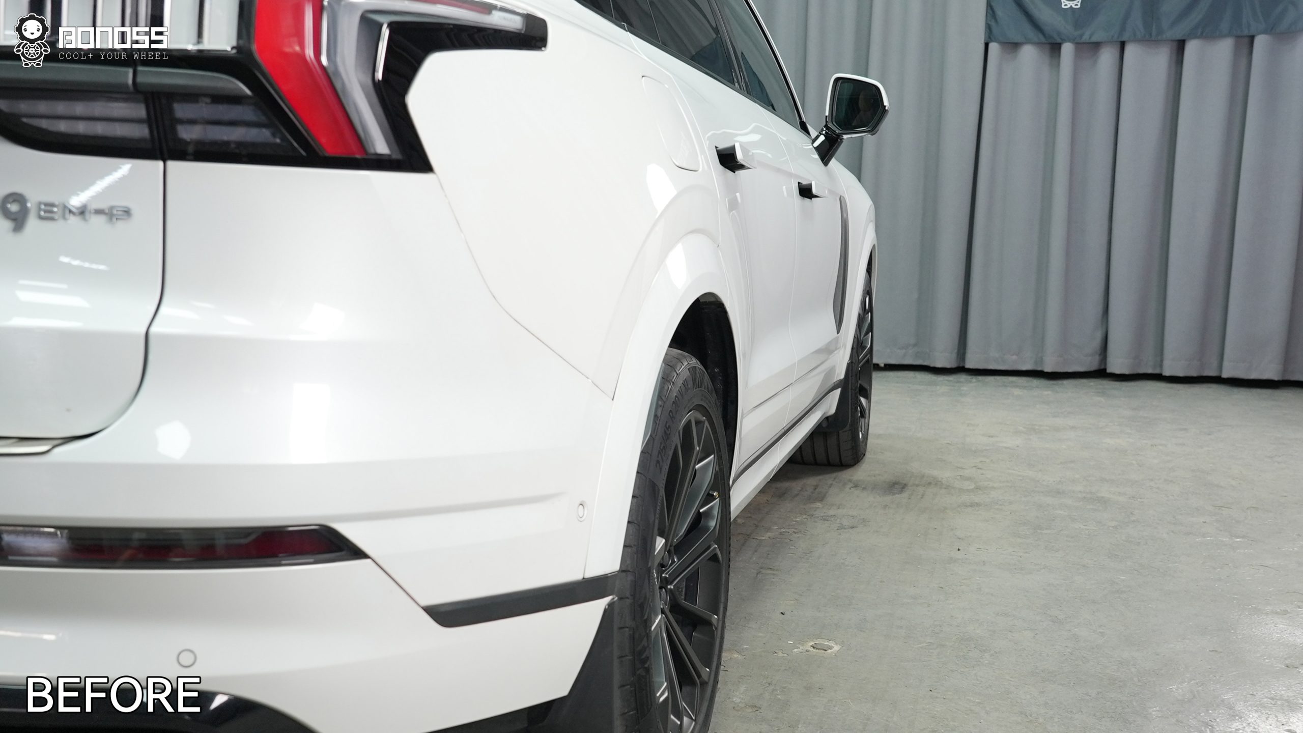 BONOSS Forged Lightweight Plus 2023 Lynk&Co 09 Wheel Spacers Front 15mm Rear 20mm Before and After (11)