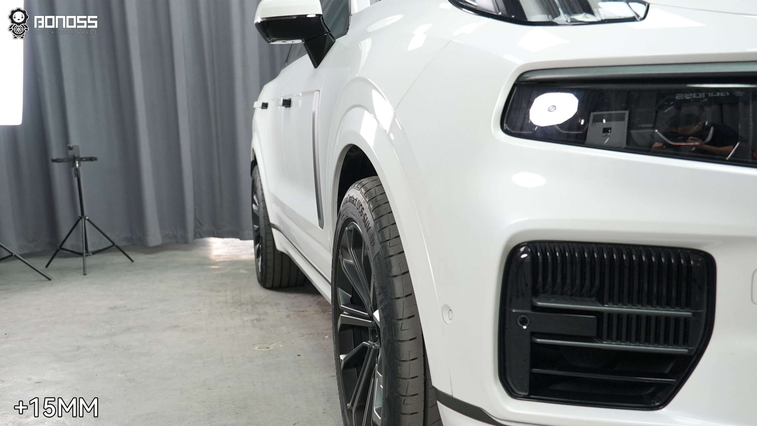 BONOSS Forged Lightweight Plus 2023 Lynk&Co 09 Wheel Spacers Front 15mm Rear 20mm Before and After (4)