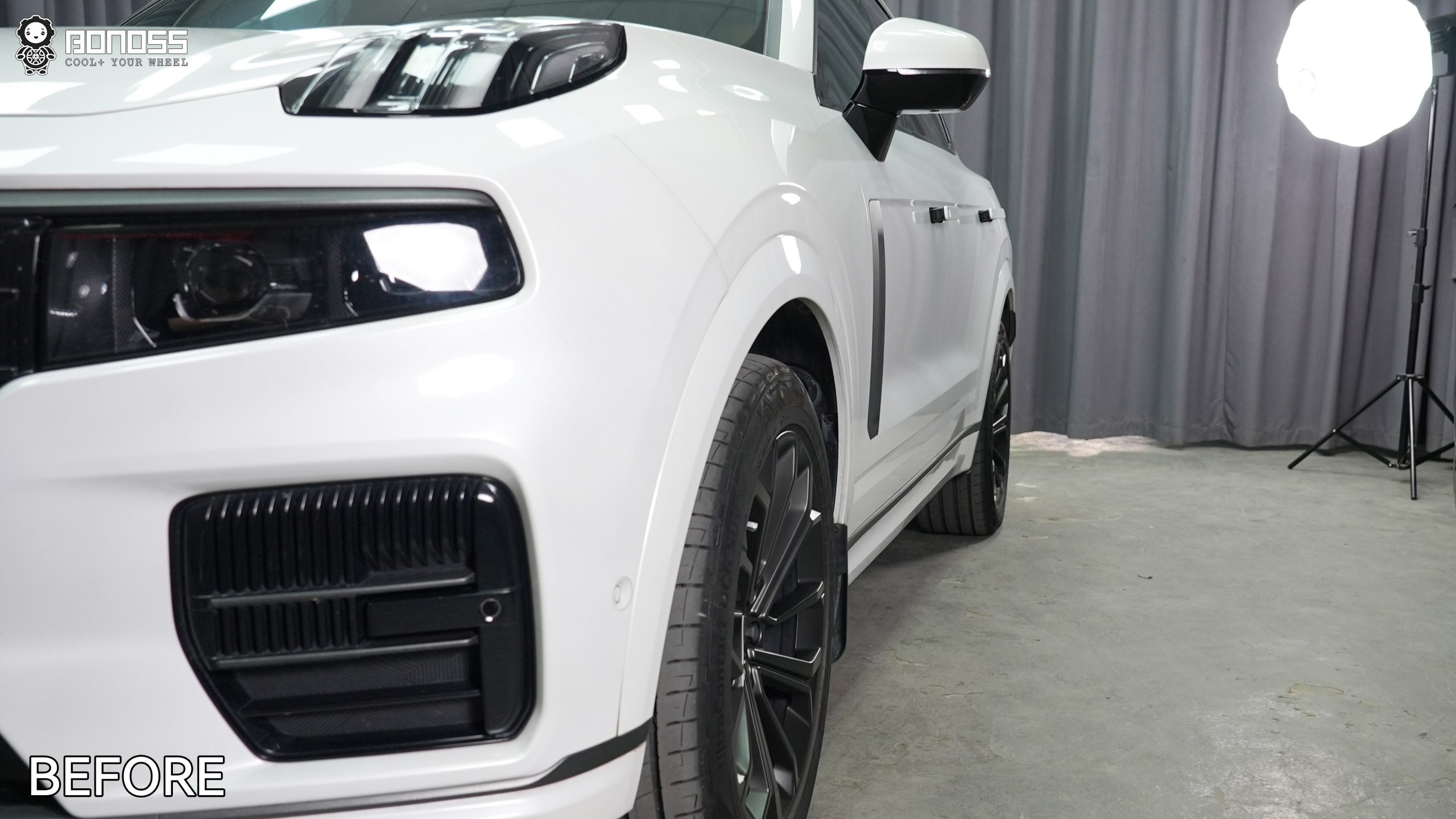 BONOSS Forged Lightweight Plus 2023 Lynk&Co 09 Wheel Spacers Front 15mm Rear 20mm Before and After (8)