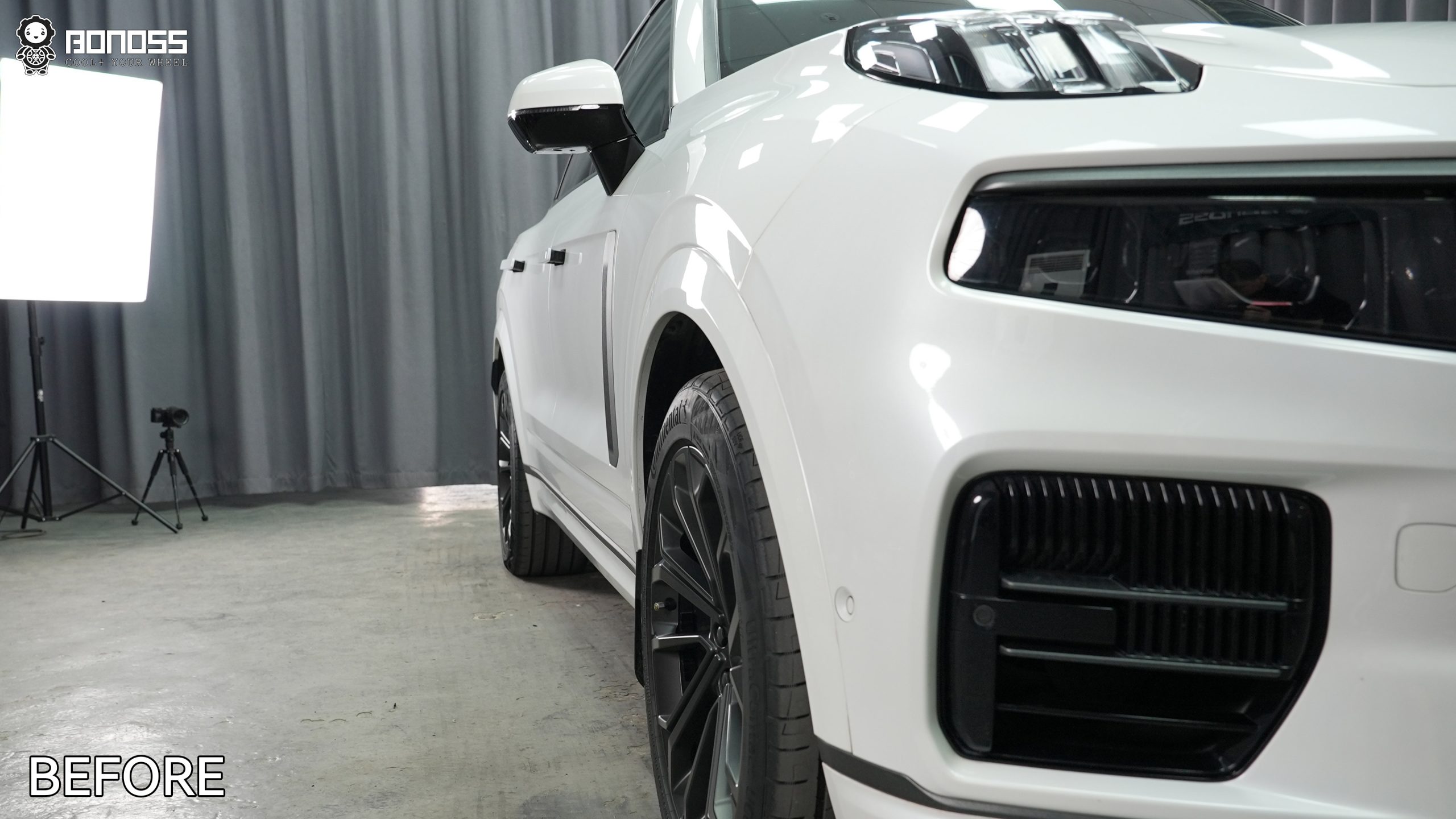 BONOSS Forged Lightweight Plus 2023 Lynk&Co 09 Wheel Spacers Front 15mm Rear 20mm Before and After (9)