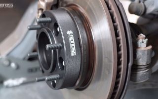 How to Torque 2019 Toyota Tacoma Wheel Spacers Safely BONOSS Forged Active Cooling Adapters Hubcentric Spacers Pros Before and After Example (2)
