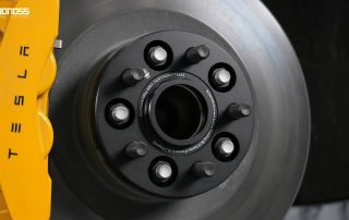 Ultimate Model Y Spacers Sizes & Torque Chart BONOSS Forged Active Cooling Adapters Hubcentric Spacers Pros Before and After Example (1)