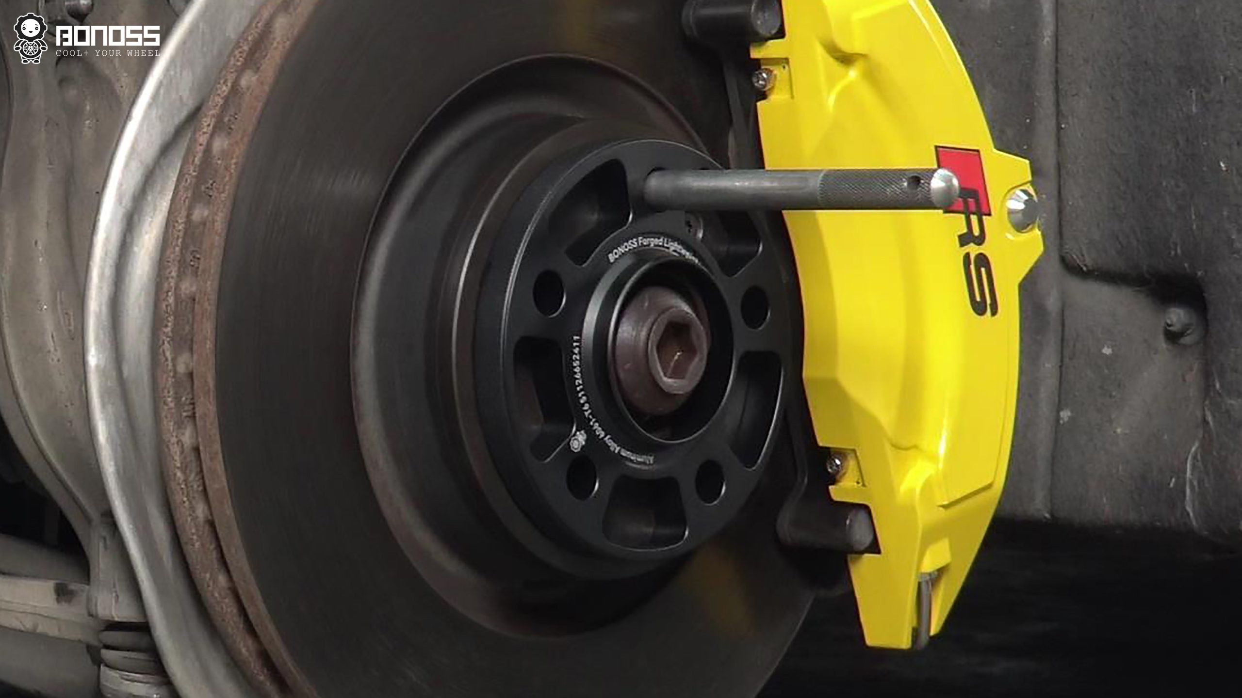 Audi A7 Spacers Torque A Step-by-Step Installation Guide BONOSS Forged Lightweight Plus Adapters Hubcentric Spacers Before and After (1)