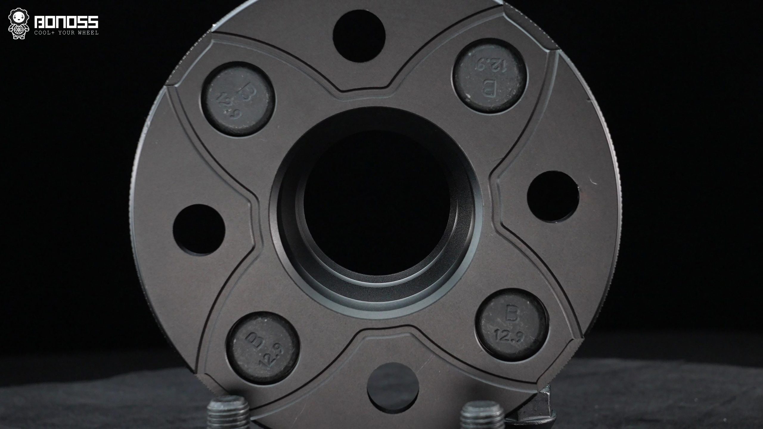 BONOSS Forged Active Cooling 2008 Toyota Yaris Wheel Spacers Front 15mm Rear 20mm Before and After (1)