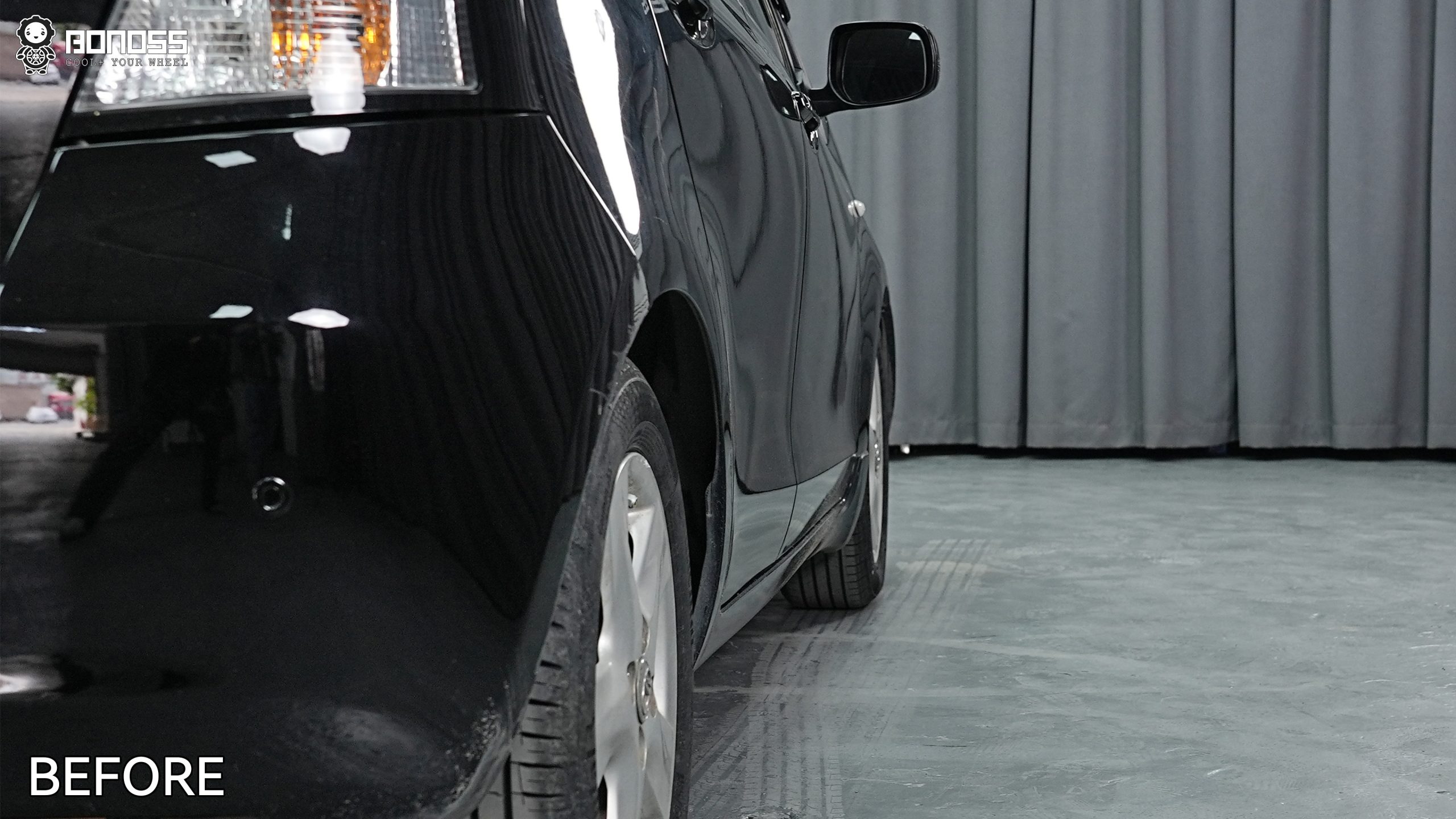 BONOSS Forged Active Cooling 2008 Toyota Yaris Wheel Spacers Front 15mm Rear 20mm Before and After (11)