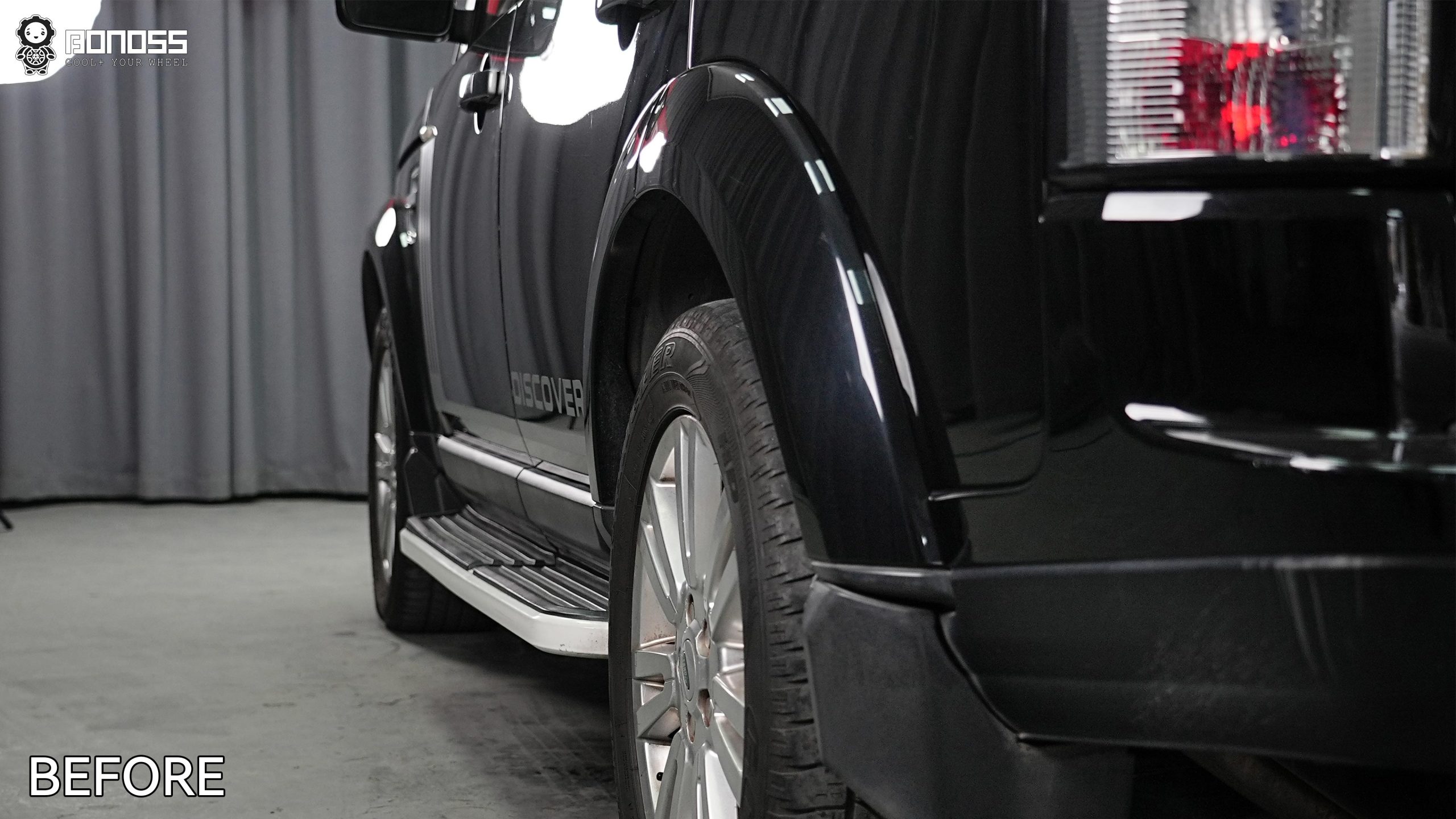 BONOSS Forged Active Cooling 2011 Land Rover Discovery 4 Wheel Spacers Front 25mm Rear 30mm Before and After (10)