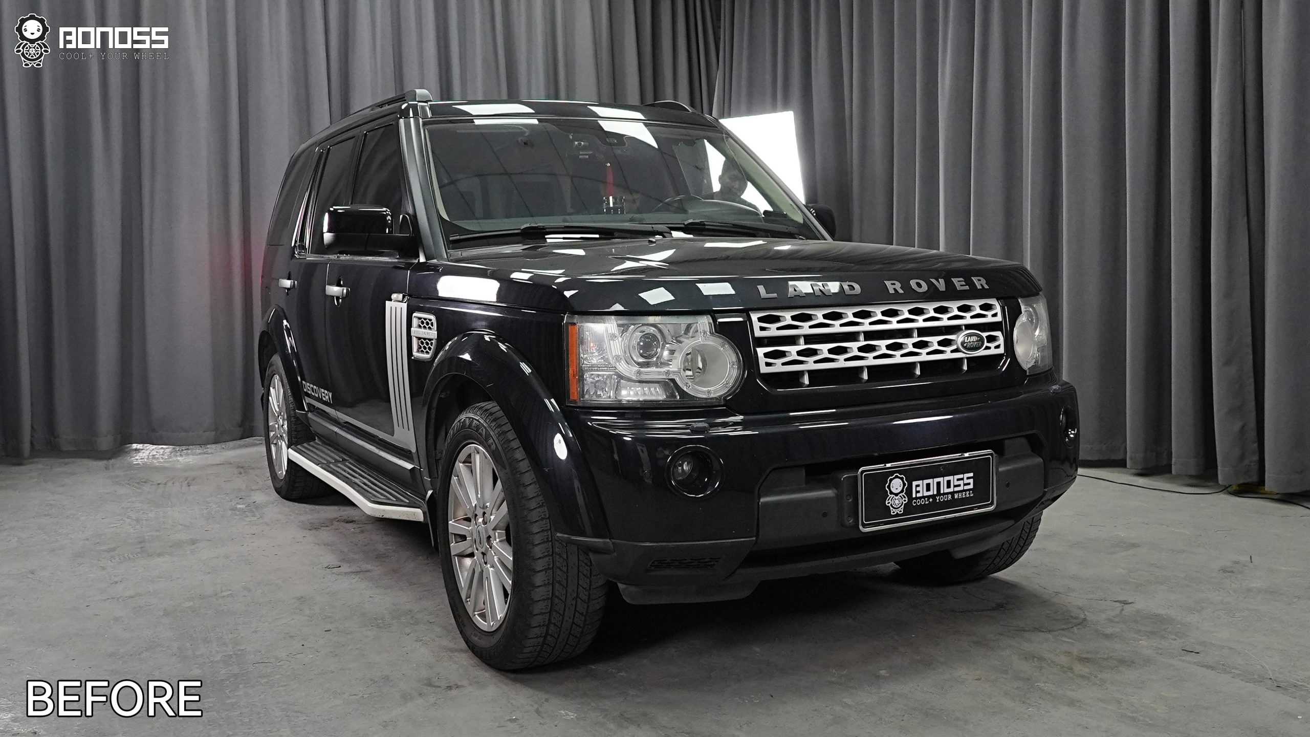 BONOSS Forged Active Cooling 2011 Land Rover Discovery 4 Wheel Spacers Front 25mm Rear 30mm Before and After (7)