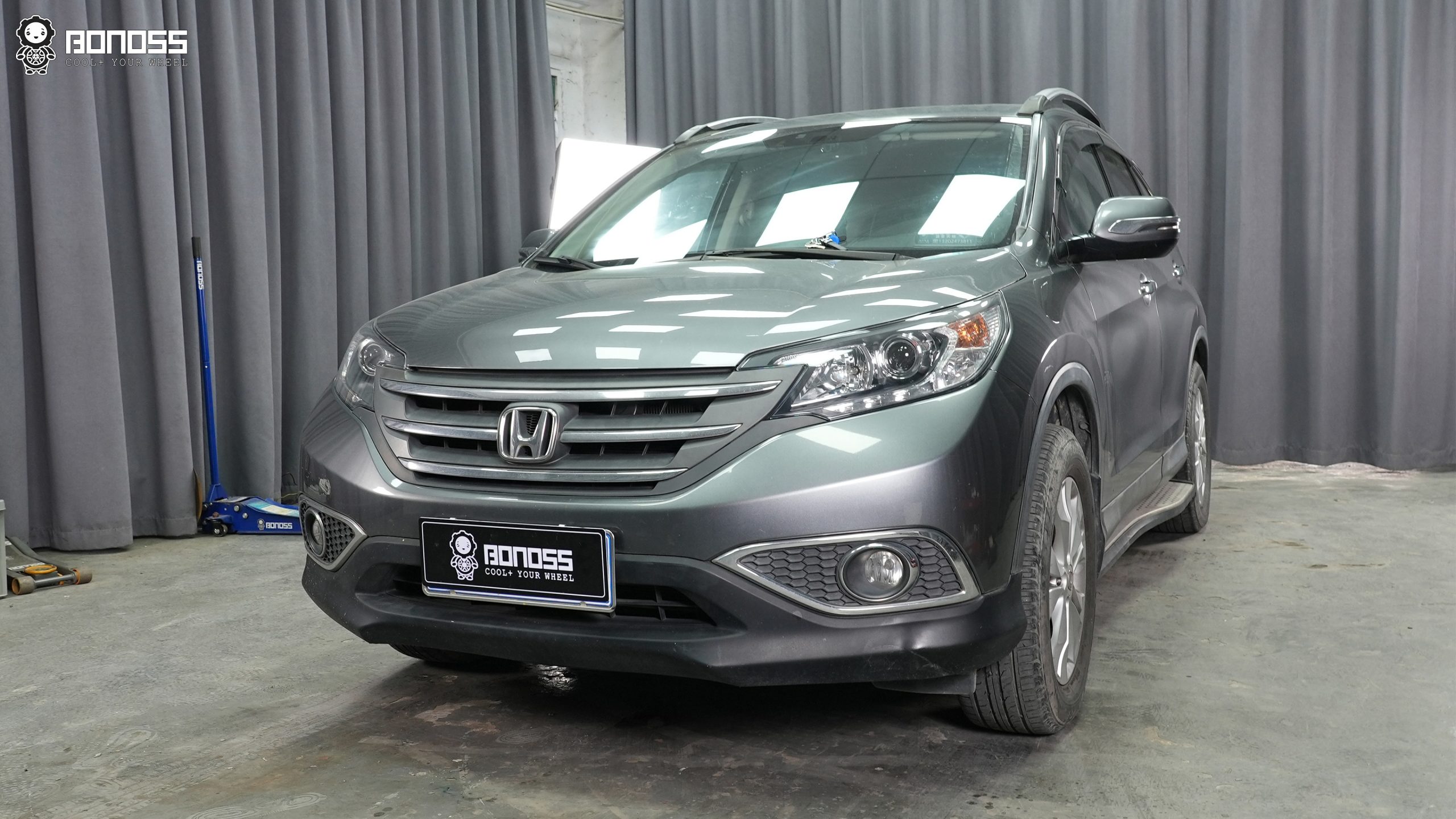 BONOSS Forged Active Cooling 2013 Honda CR-V Wheel Spacers Front 20mm Rear 30mm Before and After (2)