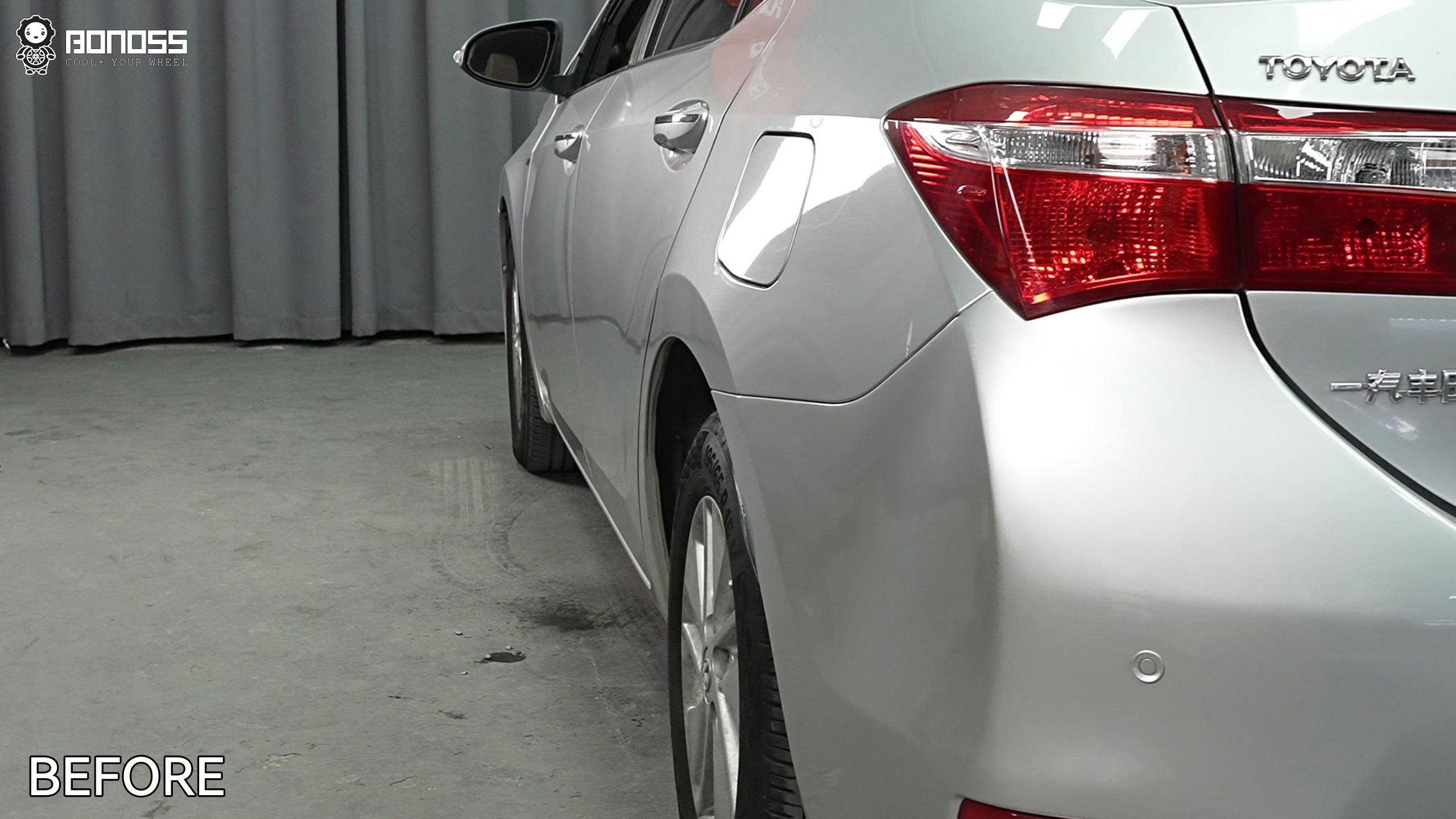 BONOSS Forged Active Cooling 2014 Toyota Corolla Wheel Spacers Front 20mm Rear 25mm Before and After (10)