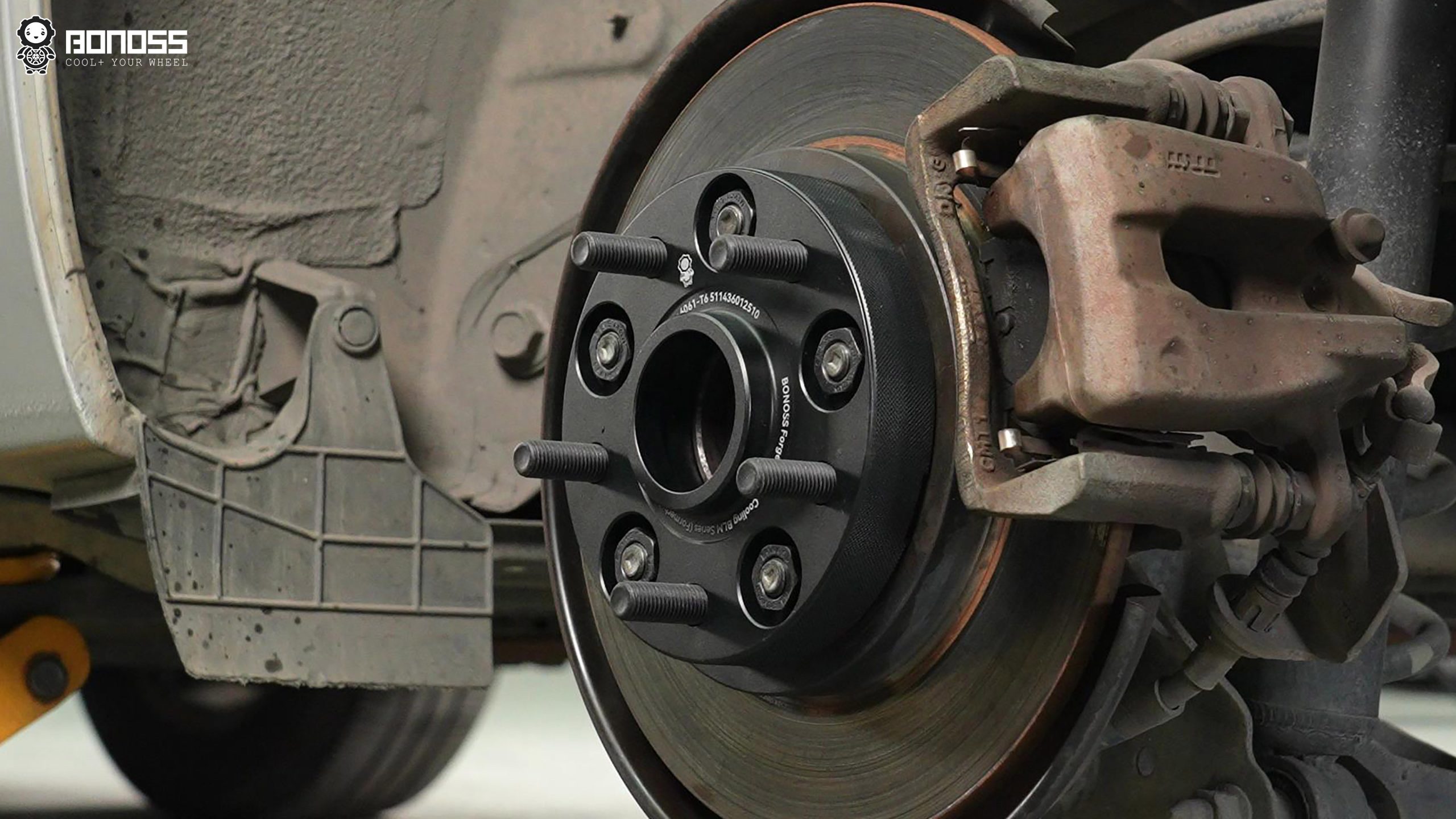 BONOSS Forged Active Cooling 2014 Toyota Corolla Wheel Spacers Front 20mm Rear 25mm Before and After (14)