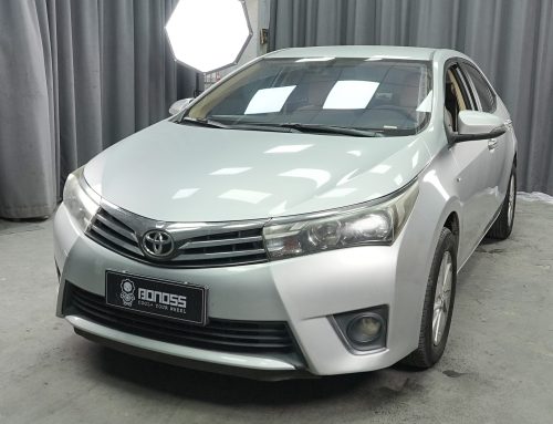 BONOSS Forged Active Cooling 2014 Toyota Corolla Wheel Spacers Front 20mm Rear 25mm Before and After