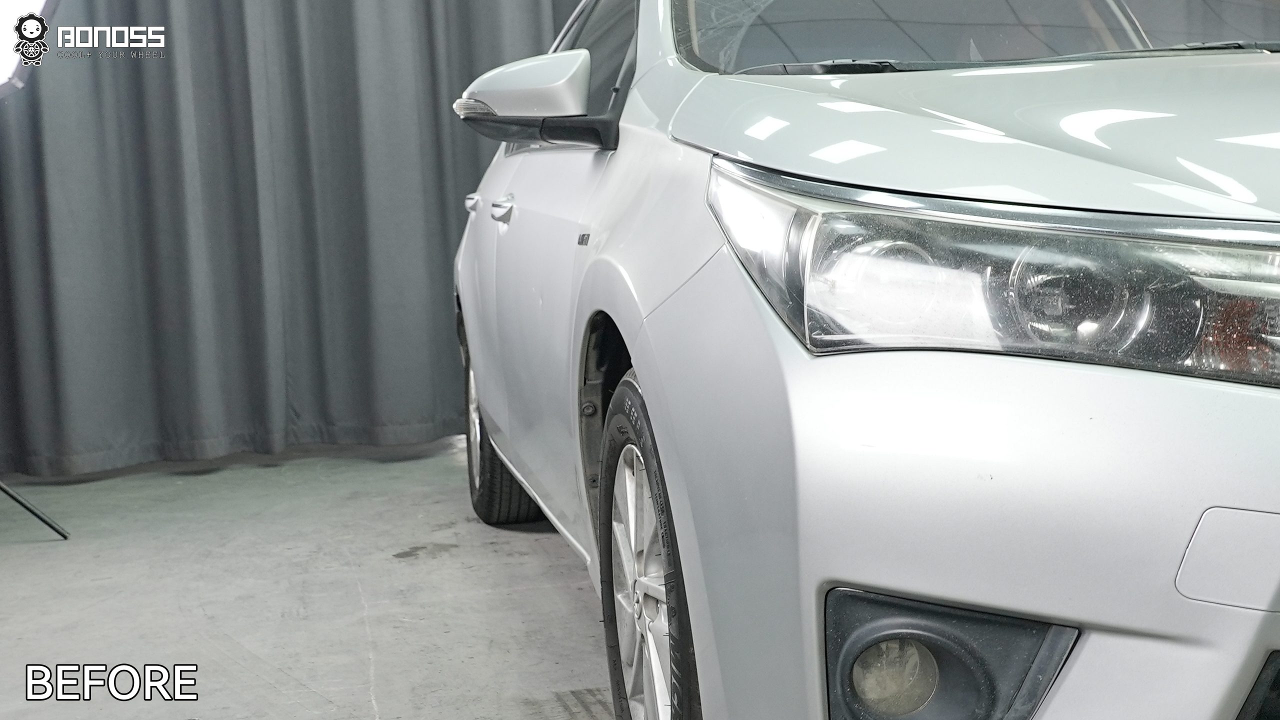 BONOSS Forged Active Cooling 2014 Toyota Corolla Wheel Spacers Front 20mm Rear 25mm Before and After (9)