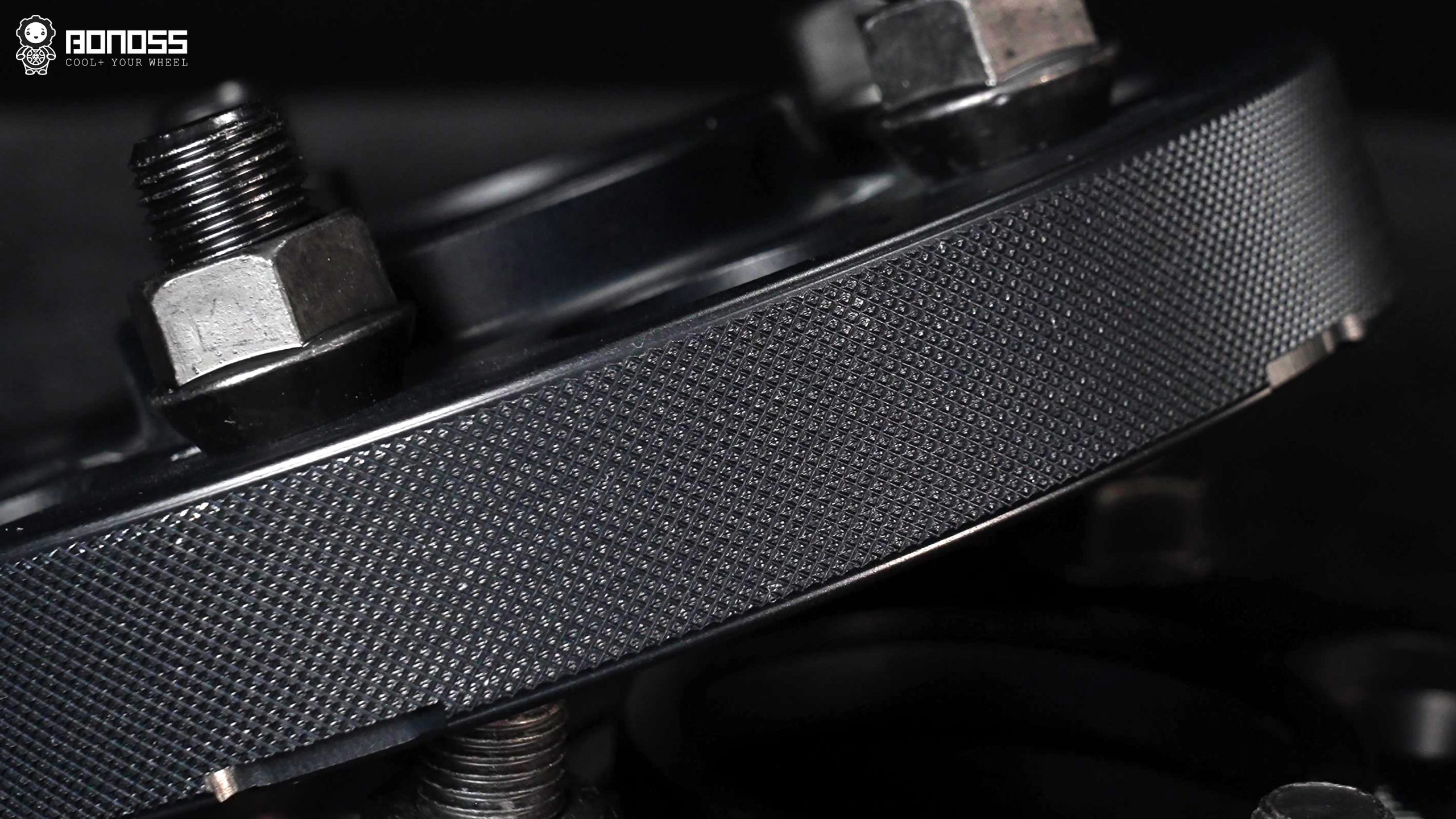 BONOSS Forged Active Cooling 2015 Tesla Model S Wheel Spacers Front 20mm Rear 25mm Before and After (1)
